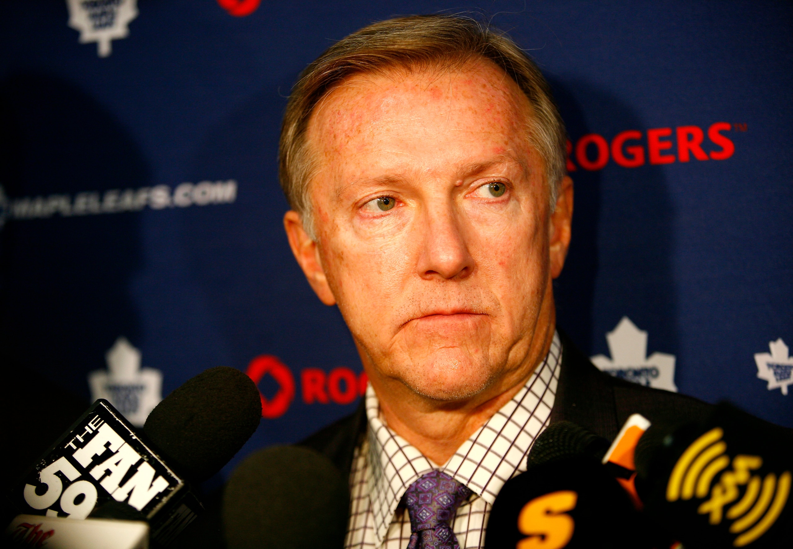 OTTAWA, ON - NOVEMBER 17: Ron Wilson of the Toronto Maple Leafs speaks with the media after a loss to the Ottawa Senators in a game at Scotiabank Place on November 17, 2009 in Ottawa, Canada. (Photo by Phillip MacCallum/Getty Images) OTTAWA, ON - NOVEMBER 17: Ron Wilson of the Toronto Maple Leafs speaks with the media after a loss to the Ottawa Senators in a game at Scotiabank Place on November 17, 2009 in Ottawa, Canada. (Photo by Phillip MacCallum/Getty Images)