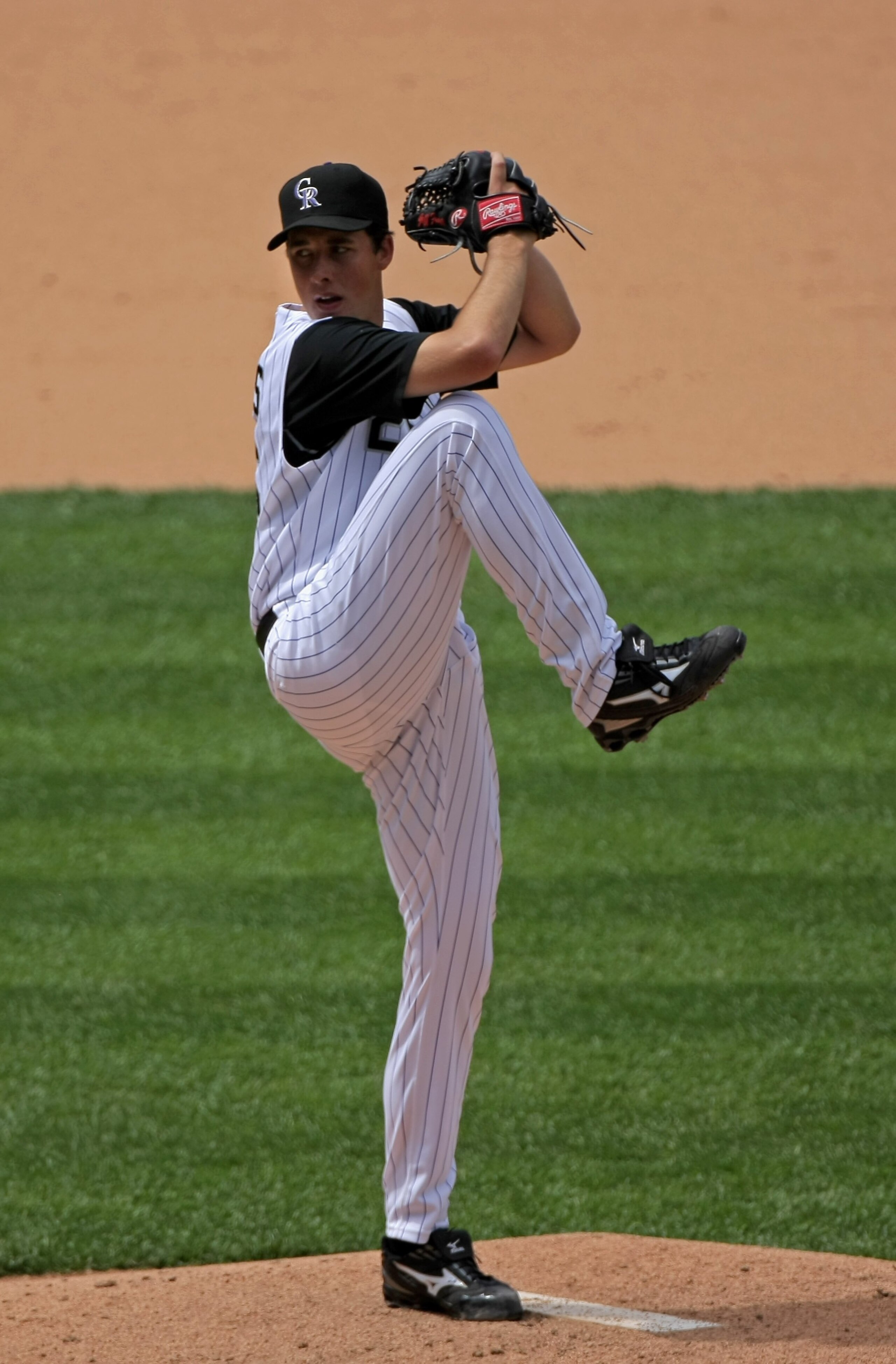 DENVER - MAY 18:  Starting pitcher Jeff Francis #26 of the Colorado Rockies delivers against the Minnesota Twins during Interleague MLB action at Coors Field on May 18, 2008 in Denver, Colorado. Francis recorded his first win of the season as the Rockies