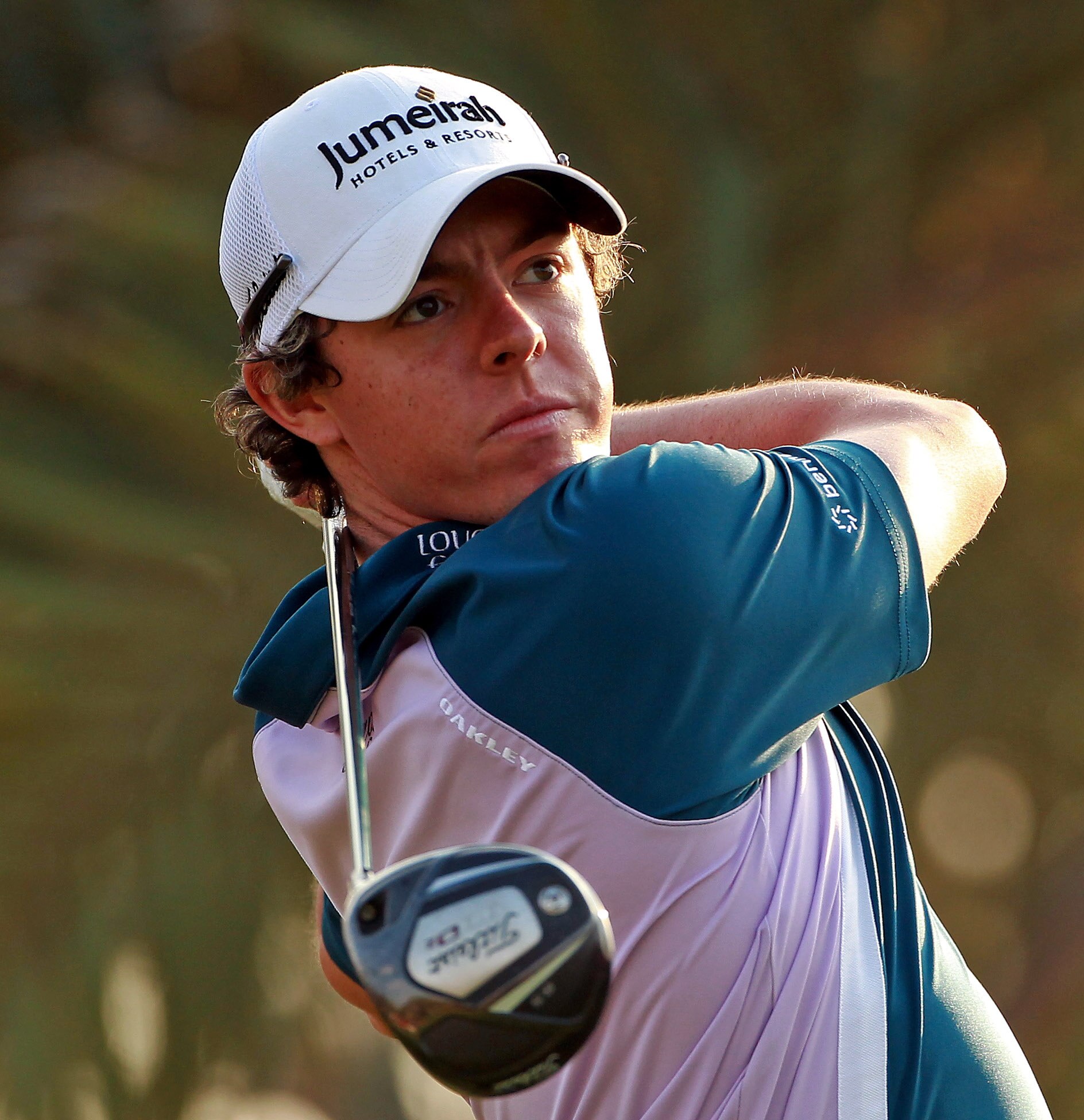 ABU DHABI, UNITED ARAB EMIRATES - JANUARY 23:  Rory McIlroy of Northern Ireland in action during the final round of The Abu Dhabi HSBC Golf Championship at Abu Dhabi Golf Club on January 23, 2011 in Abu Dhabi, United Arab Emirates.  (Photo by Andrew Redin
