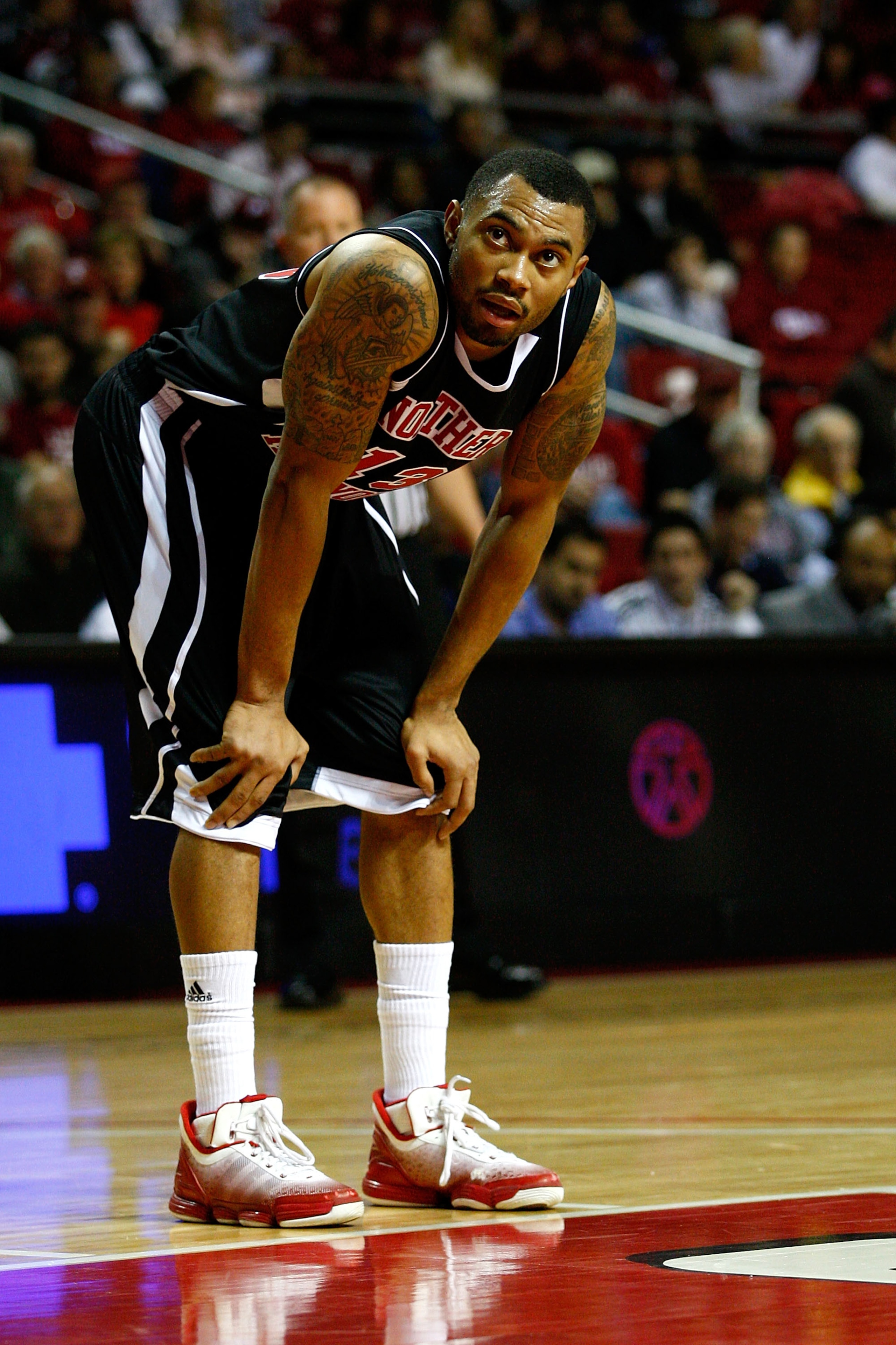 PHILADELPHIA, PA - DECEMBER 18:  Xavier Silas #13 of the Northern Illinois Huskies looks on against the Temple Owls at the Liacouras Center on December 18, 2010 in Philadelphia, Pennsylvania.  (Photo by Chris Chambers/Getty Images)