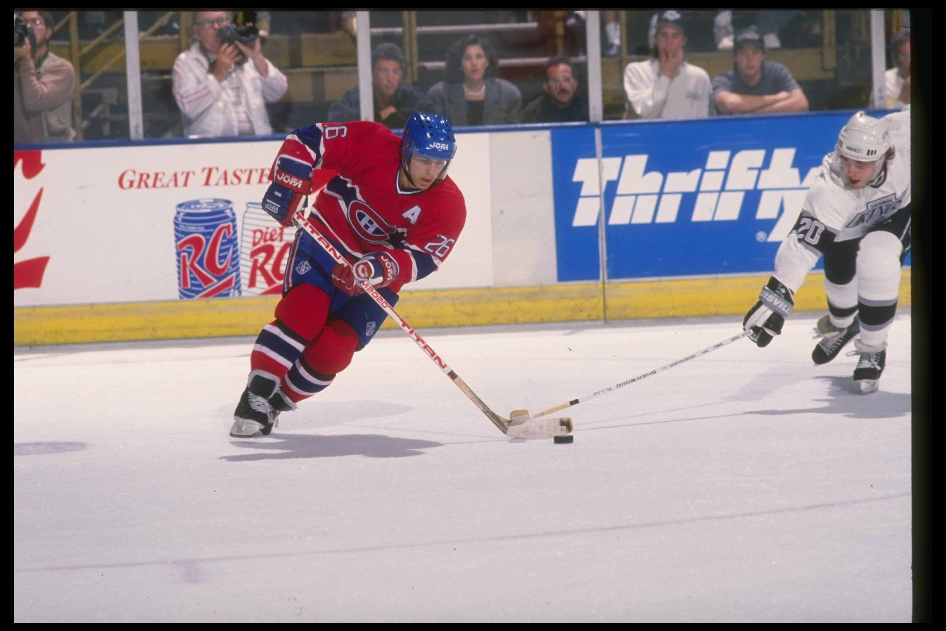 Mar 1989:  Leftwinger Mats Naslund of the Montreal Canadiens. Mandatory Credit: Ken Levine  /Allsport