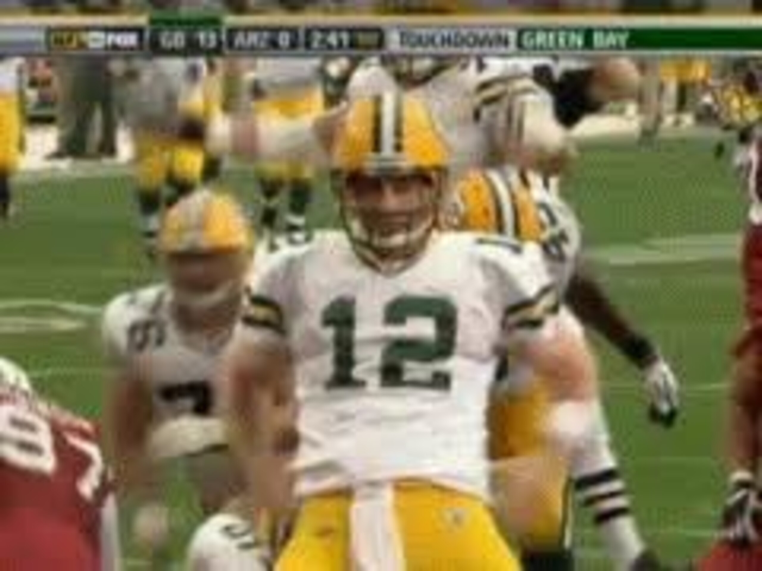 ...and he's got a neat Touchdown Celebration