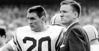 A great shot of two legends.