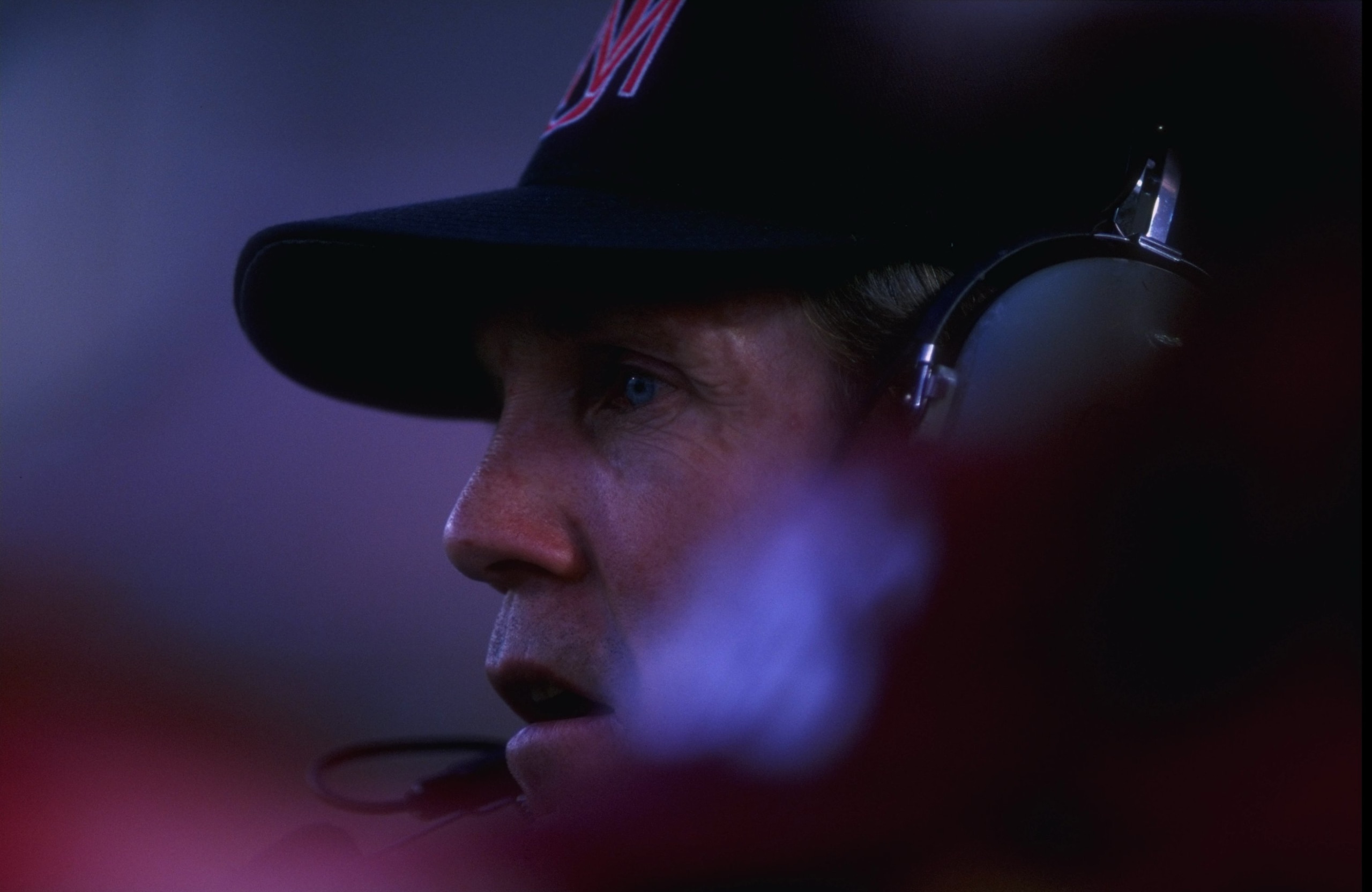 12 Sep 1998: A portrait of head coach Rocky Long of the New Mexico Lobos taken as he looks across the field during a game against the Utah State Aggies at University Stadium in Albuquerque, New Mexico. New Mexico defeated Utah State 39-36. 12 Sep 1998: A portrait of head coach Rocky Long of the New Mexico Lobos taken as he looks across the field during a game against the Utah State Aggies at University Stadium in Albuquerque, New Mexico. New Mexico defeated Utah State 39-36.