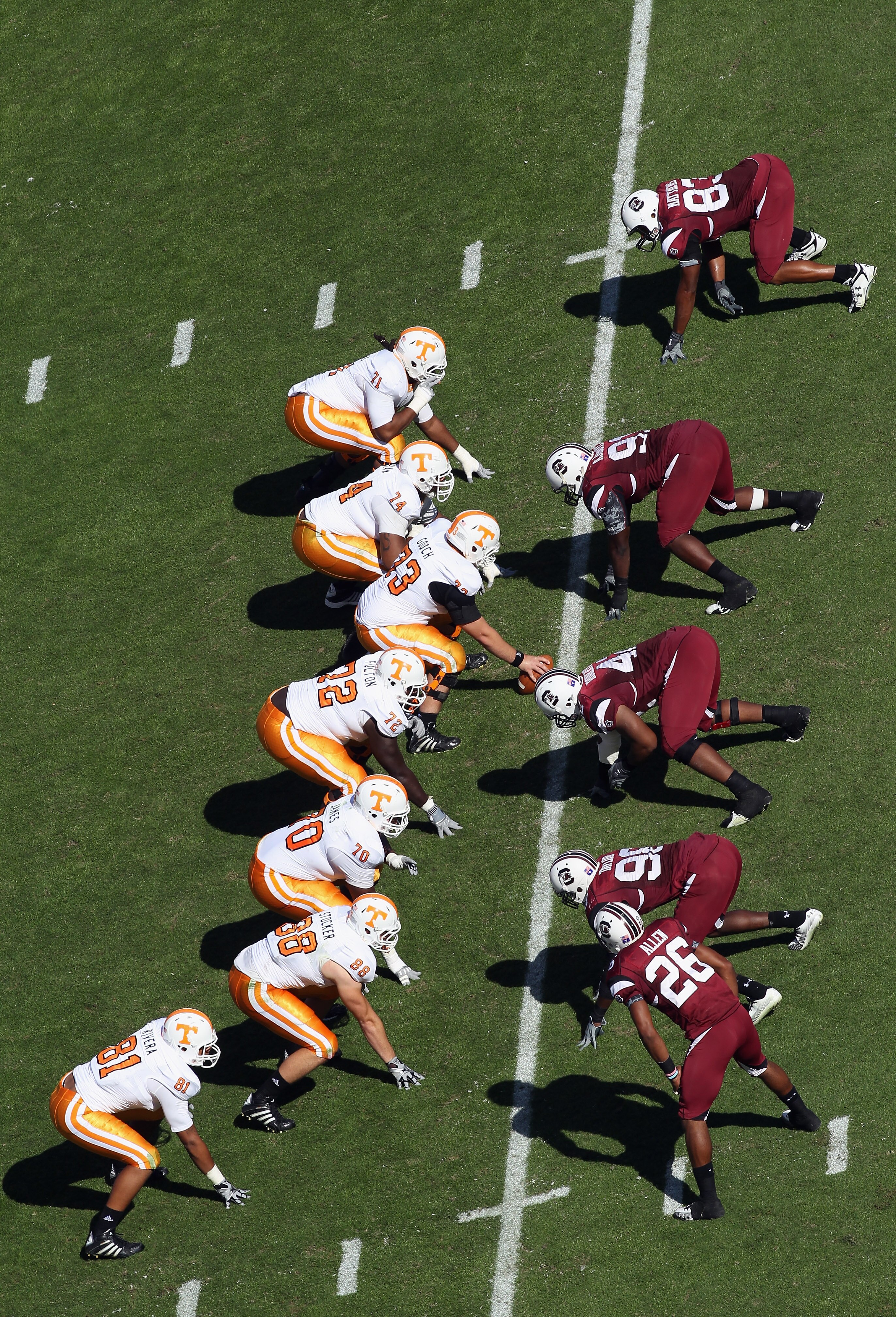 COLUMBIA, SC - OCTOBER 30:  A general view of the Tennessee Volunteers versus the South Carolina Gamecocks during their game at Williams-Brice Stadium on October 30, 2010 in Columbia, South Carolina.  (Photo by Streeter Lecka/Getty Images)