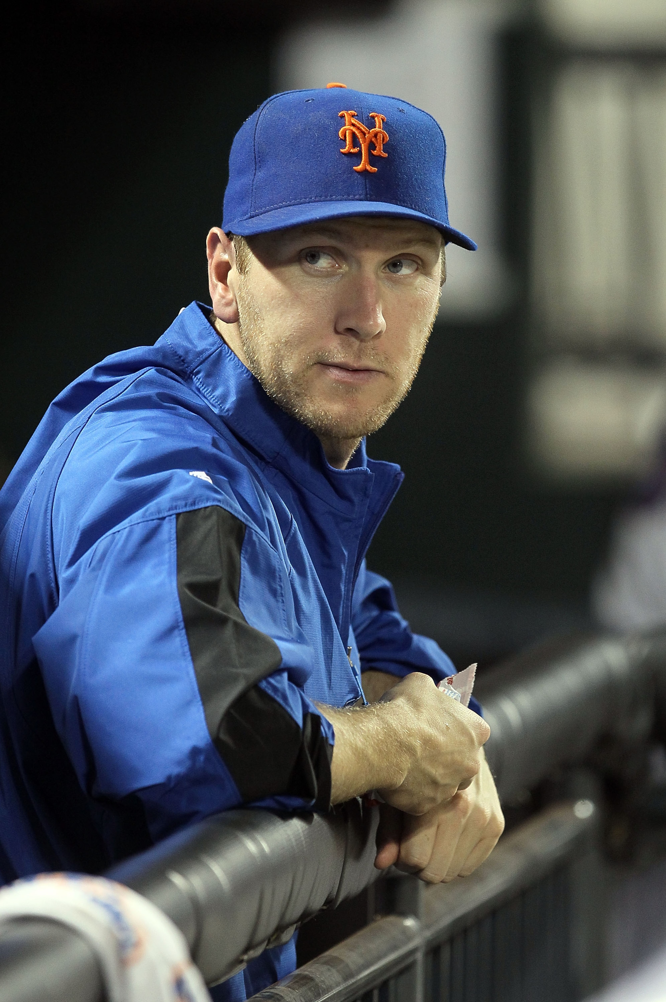 NEW YORK - AUGUST 28: Jason Bay #44 of the New York Mets looks on from the dugout against the Houston Astros on August 28, 2010 at Citi Field in the Flushing neighborhood of the Queens borough of New York City. (Photo by Jim McIsaac/Getty Images) NEW YORK - AUGUST 28: Jason Bay #44 of the New York Mets looks on from the dugout against the Houston Astros on August 28, 2010 at Citi Field in the Flushing neighborhood of the Queens borough of New York City. (Photo by Jim McIsaac/Getty Images)