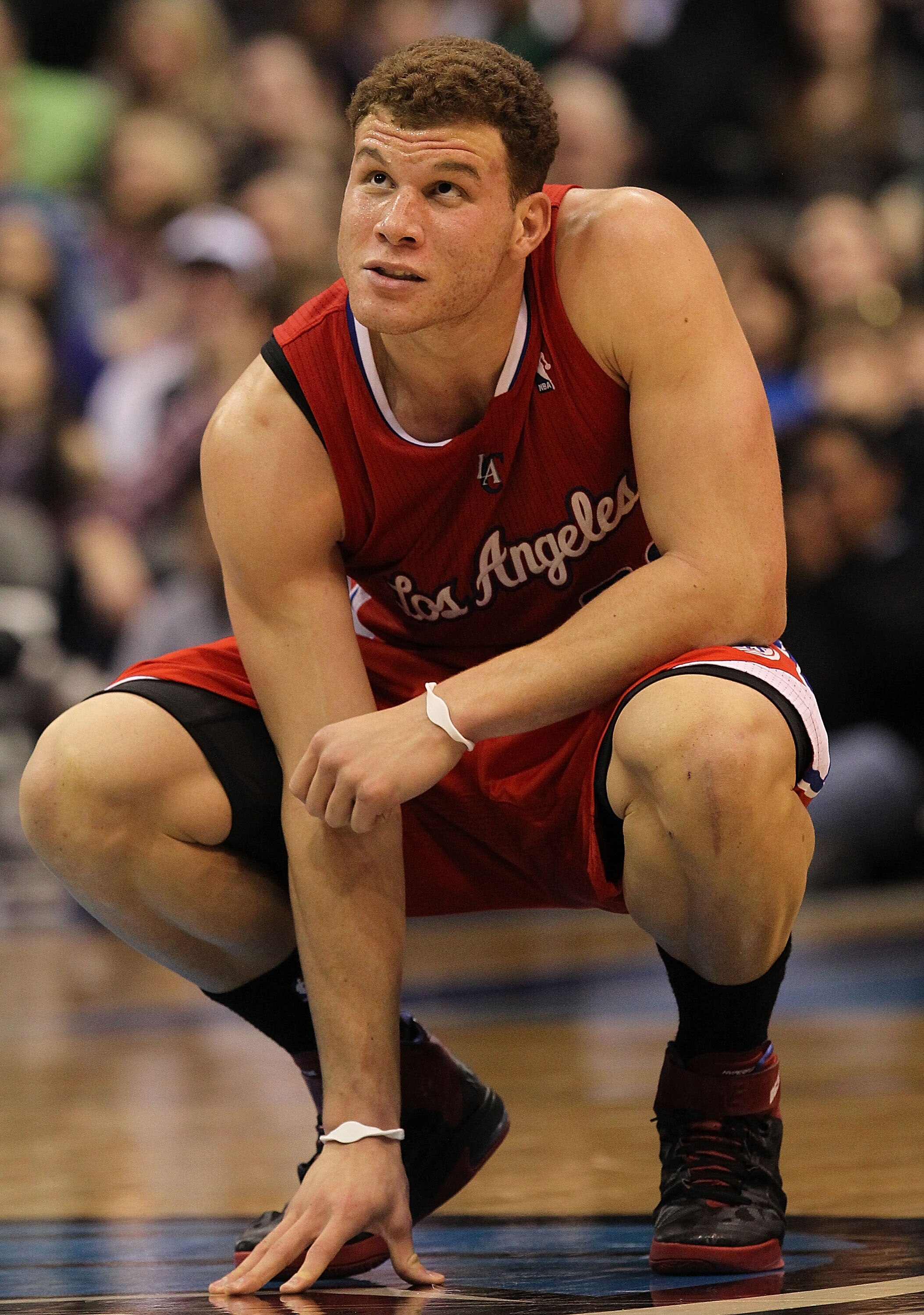 DALLAS, TX - JANUARY 25:  Forward Blake Griffin #32 of the Los Angeles Clippers during play against the Dallas Mavericks at American Airlines Center on January 25, 2011 in Dallas, Texas.  NOTE TO USER: User expressly acknowledges and agrees that, by downl