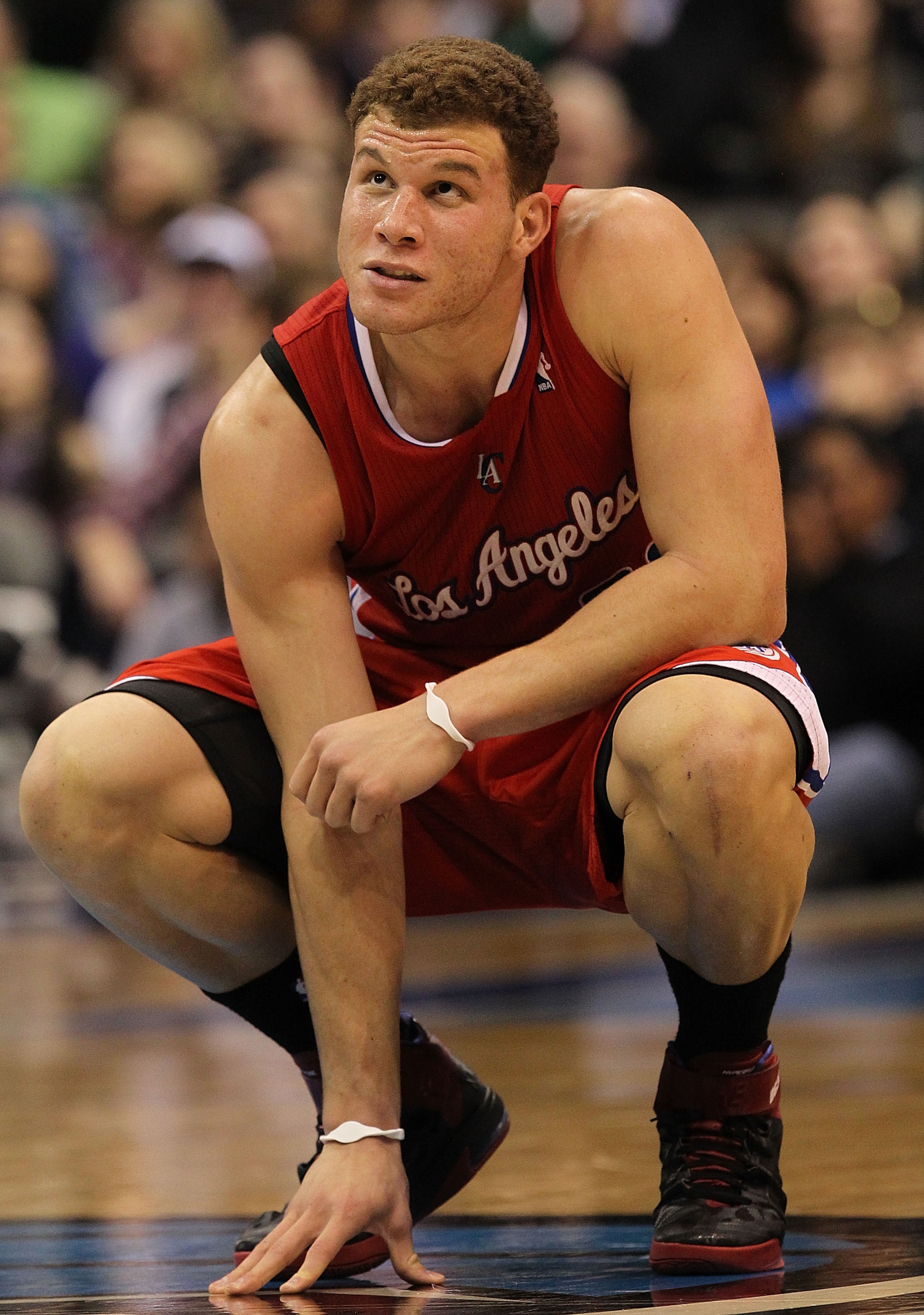 DALLAS, TX - JANUARY 25:  Forward Blake Griffin #32 of the Los Angeles Clippers during play against the Dallas Mavericks at American Airlines Center on January 25, 2011 in Dallas, Texas.  NOTE TO USER: User expressly acknowledges and agrees that, by downl