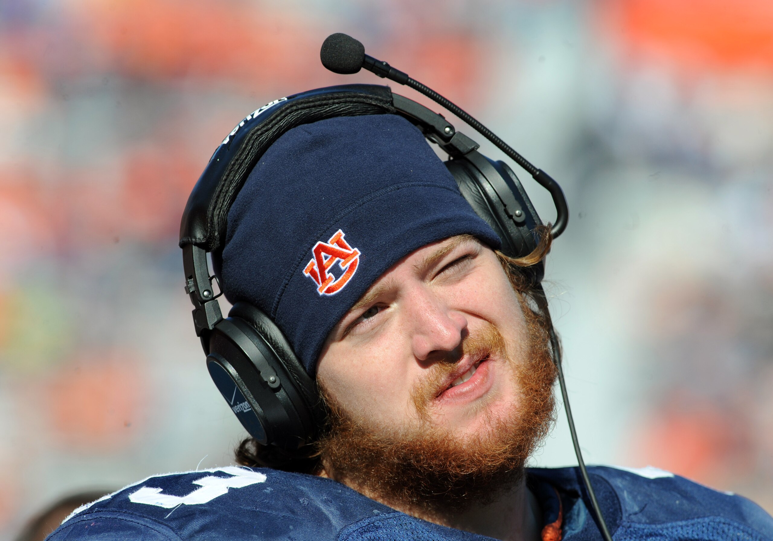 AUBURN, AL - NOVEMBER 6: Offensive lineman Lee Ziemba #73 of the Auburn Tigers checks the scoreboard during play against the Chattanooga Mocs November 6, 2010 at Jordan-Hare Stadium in Auburn, Alabama. (Photo by Al Messerschmidt/Getty Images) AUBURN, AL - NOVEMBER 6: Offensive lineman Lee Ziemba #73 of the Auburn Tigers checks the scoreboard during play against the Chattanooga Mocs November 6, 2010 at Jordan-Hare Stadium in Auburn, Alabama. (Photo by Al Messerschmidt/Getty Images)