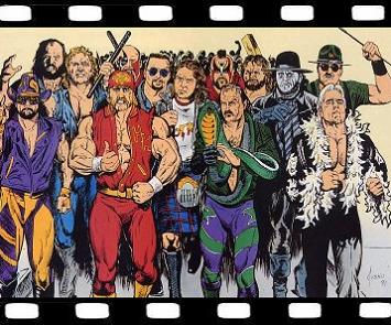 A Royal Rumble 1992 Promotional poster featuring the old guard and some newcomers.