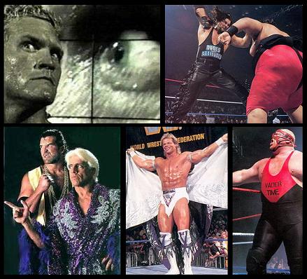 Sid, Diesel vs. Yokozuna, Razor Ramon with Ric Flair, Lex Luger and Vader.