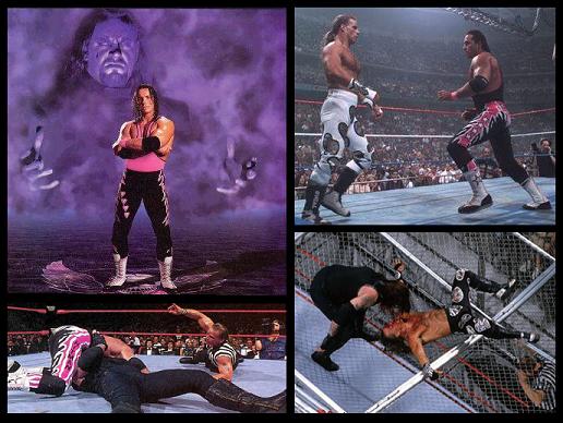 Bret Hart, The Undertaker and Shawn Michaels all met at one time or another in the second half of the '90s.