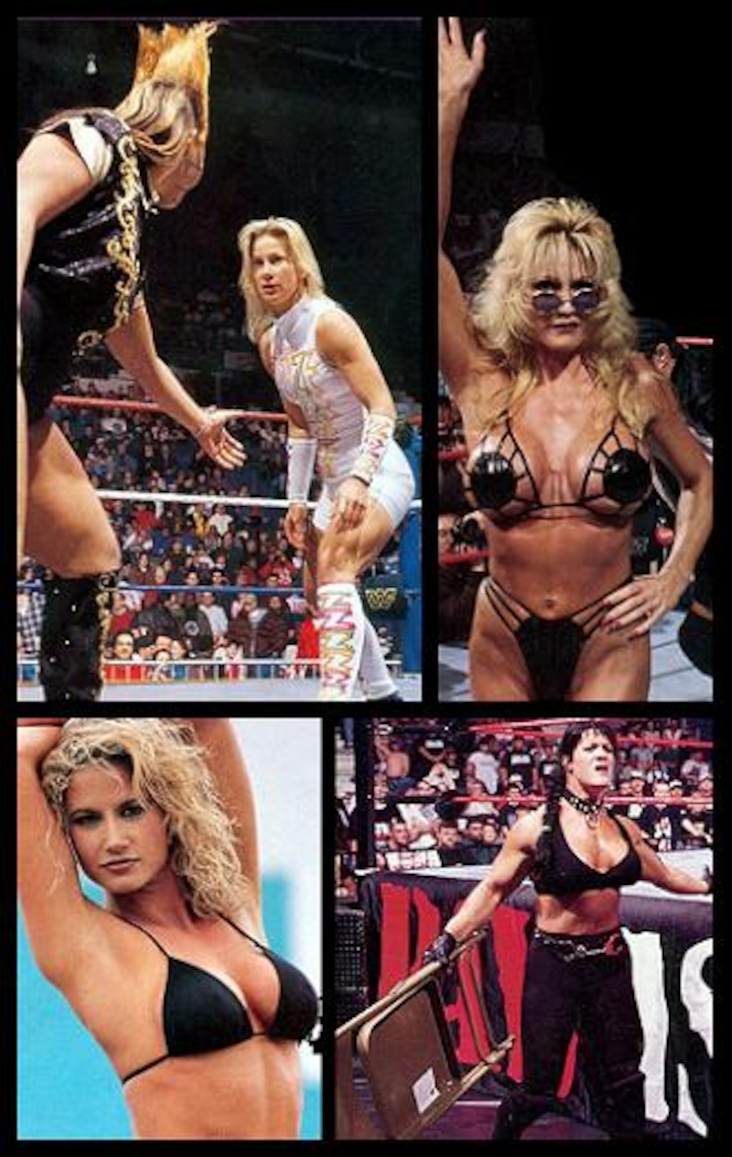 Bull Nakano vs. Alundra Blayze; Sable, Sunny and Chyna Bull Nakano vs. Alundra Blayze; Sable, Sunny and Chyna