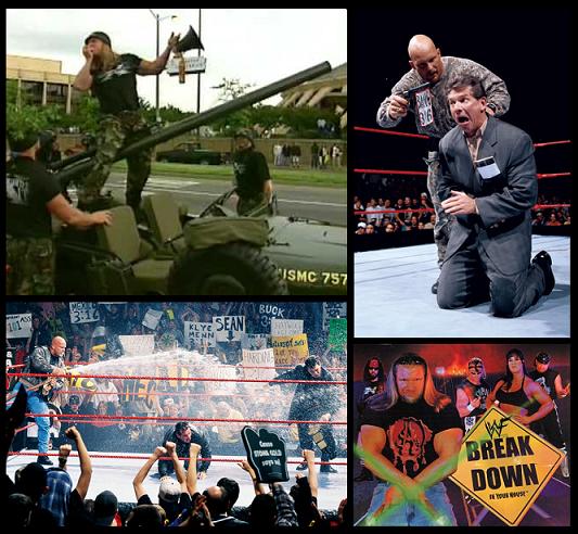 DX invading WCW and Stone Cold vs. Vince McMahon.