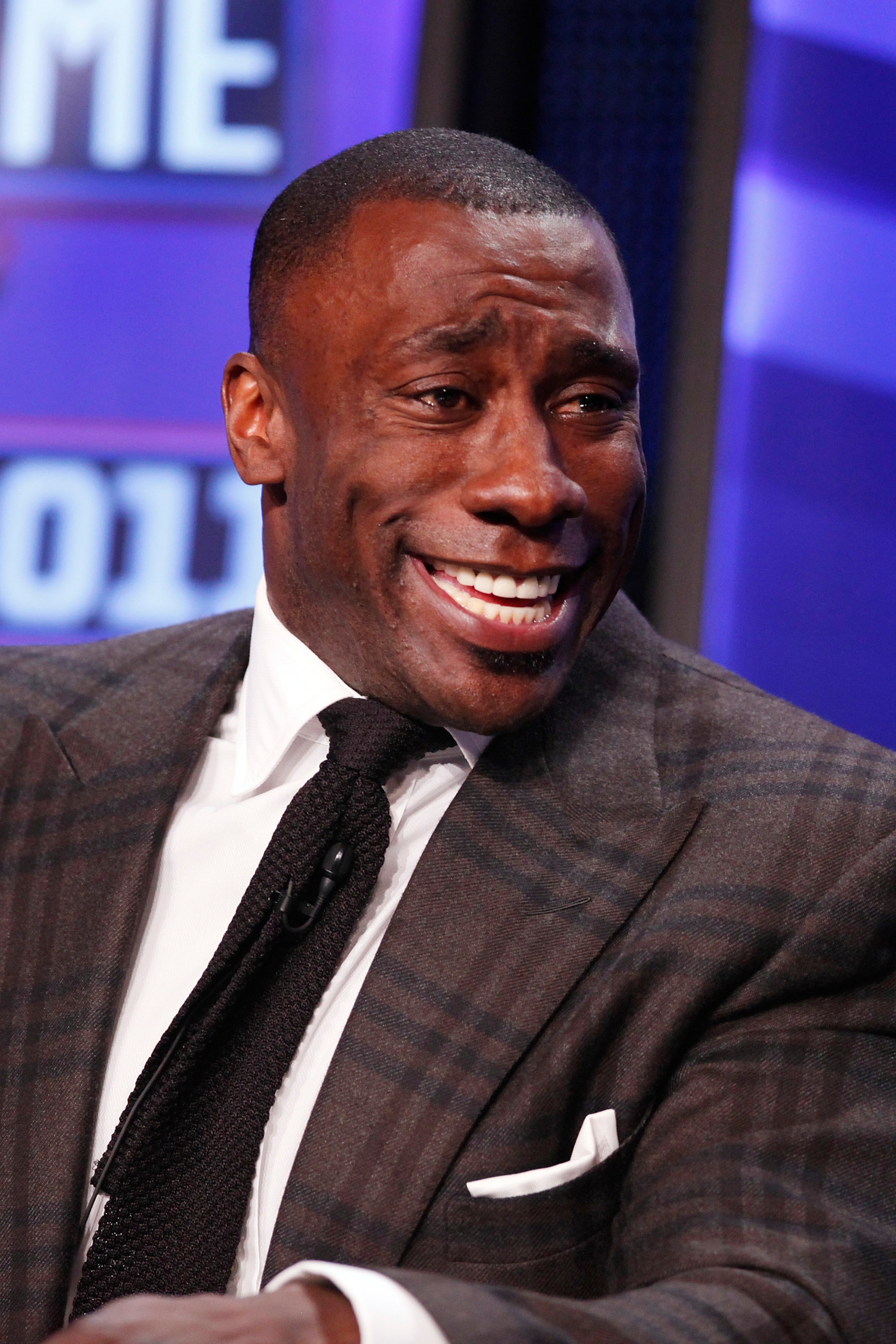 DALLAS, TX - FEBRUARY 5: Shannon Sharpe looks on after being inducted into the 2011 Pro Football Hall of Fame class during an announcement at the Super Bowl XLV media center on February 5, 2011 in Dallas, Texas. (Photo by Joe Robbins/Getty Images) DALLAS, TX - FEBRUARY 5: Shannon Sharpe looks on after being inducted into the 2011 Pro Football Hall of Fame class during an announcement at the Super Bowl XLV media center on February 5, 2011 in Dallas, Texas. (Photo by Joe Robbins/Getty Images)