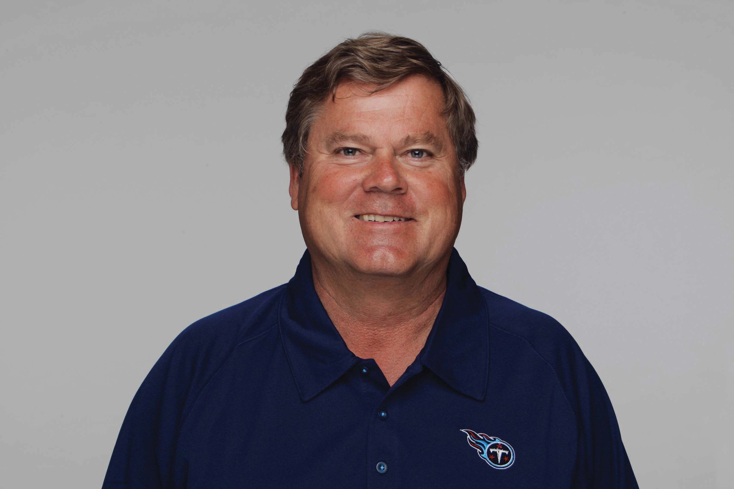 NASHVILLE, TN - 2009:  Mike Heimerdinger of the Tennessee Titans poses for his 2009 NFL headshot at photo day in Nashville, Tennessee.  (Photo by NFL Photos)