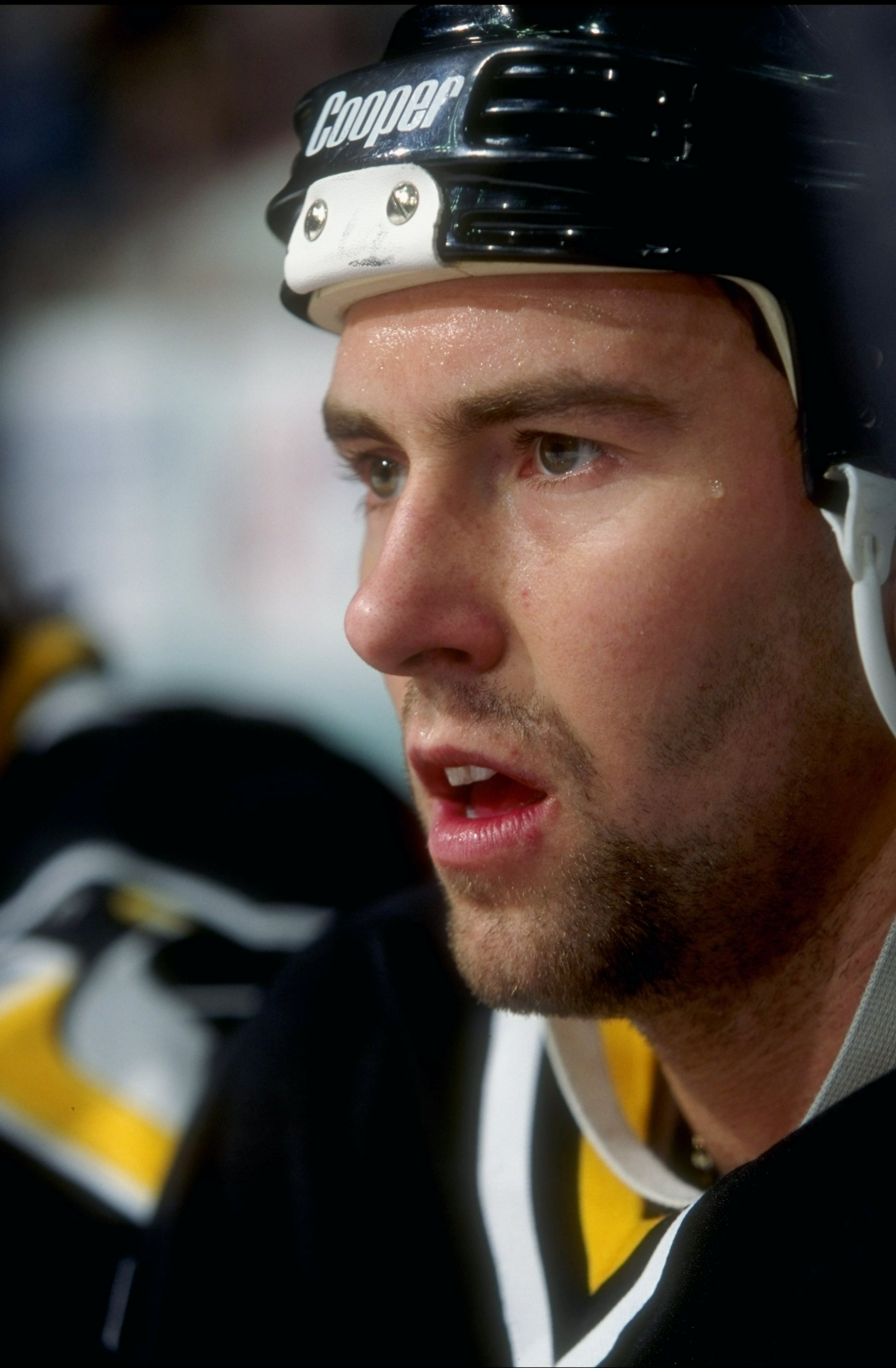 Undated:  Portrait Petr Nedved of the Pittsburgh Penguins during a game against the Calgary Flames at the Canadien Airlines Saddledome in Calgary, Canada. Mandatory Credit: Ian Tomlinson  /Allsport