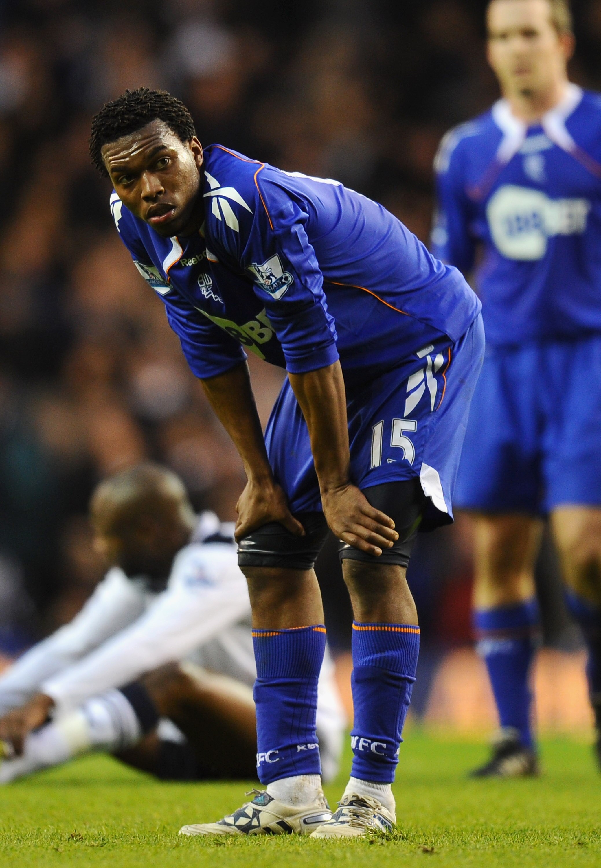 LONDON, ENGLAND - FEBRUARY 05:  Daniel Sturridge of Bolton Wanderers looks dejected after defeat in the Barclays Premier League match between Tottenham Hotspur and Bolton Wanderers at White Hart Lane on February 5, 2011 in London, England.  (Photo by Mike