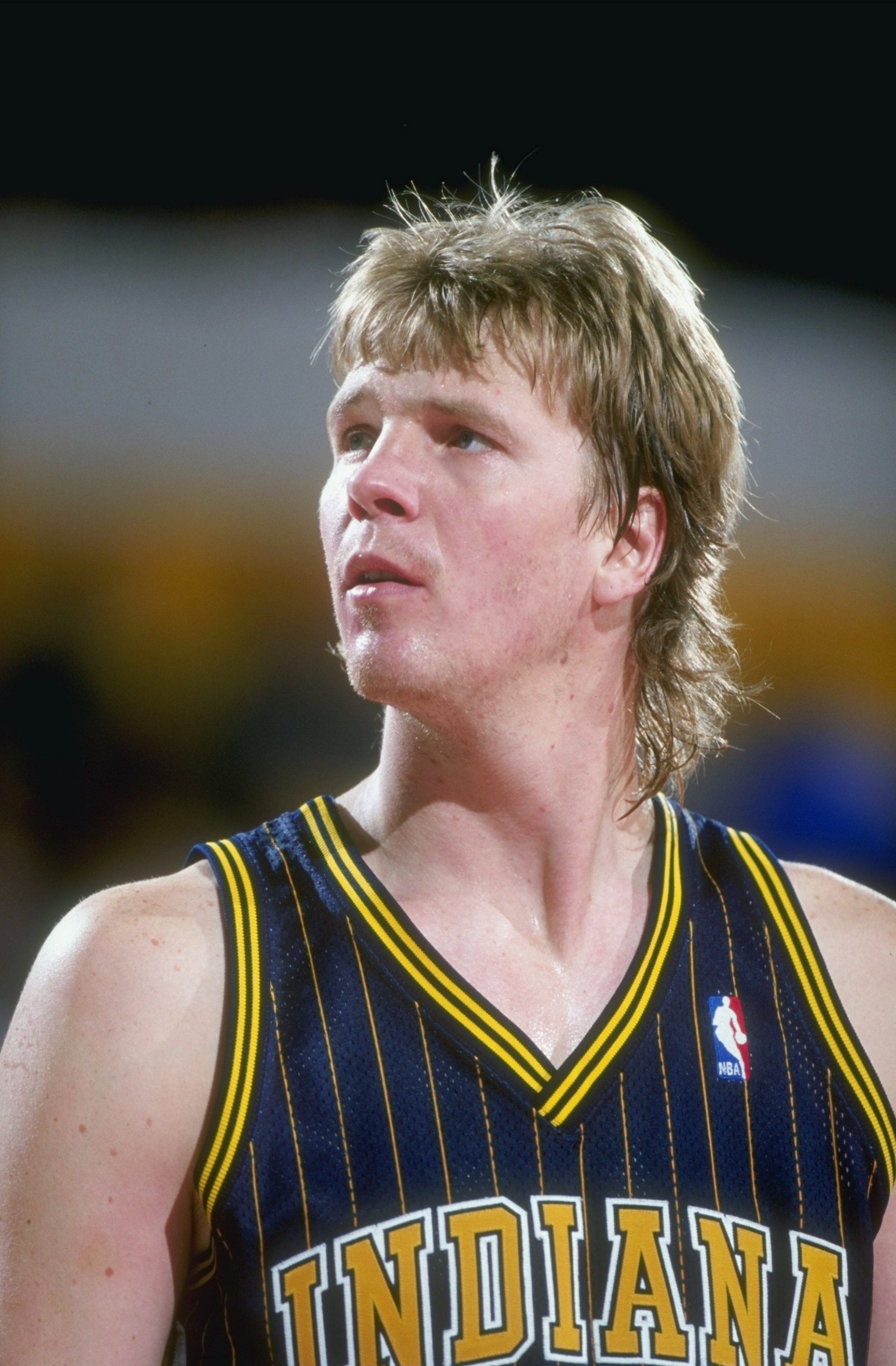 5 Dec 1997: Rik Smits of the Indiana Pacers stands on the court during a game against the Denver Nuggets at the McNichols Sports Arena in Denver, Colorado. The Pacers won the game 96-85. Mandatory Credit: Brian Bahr /Allsport 5 Dec 1997: Rik Smits of the Indiana Pacers stands on the court during a game against the Denver Nuggets at the McNichols Sports Arena in Denver, Colorado. The Pacers won the game 96-85. Mandatory Credit: Brian Bahr /Allsport