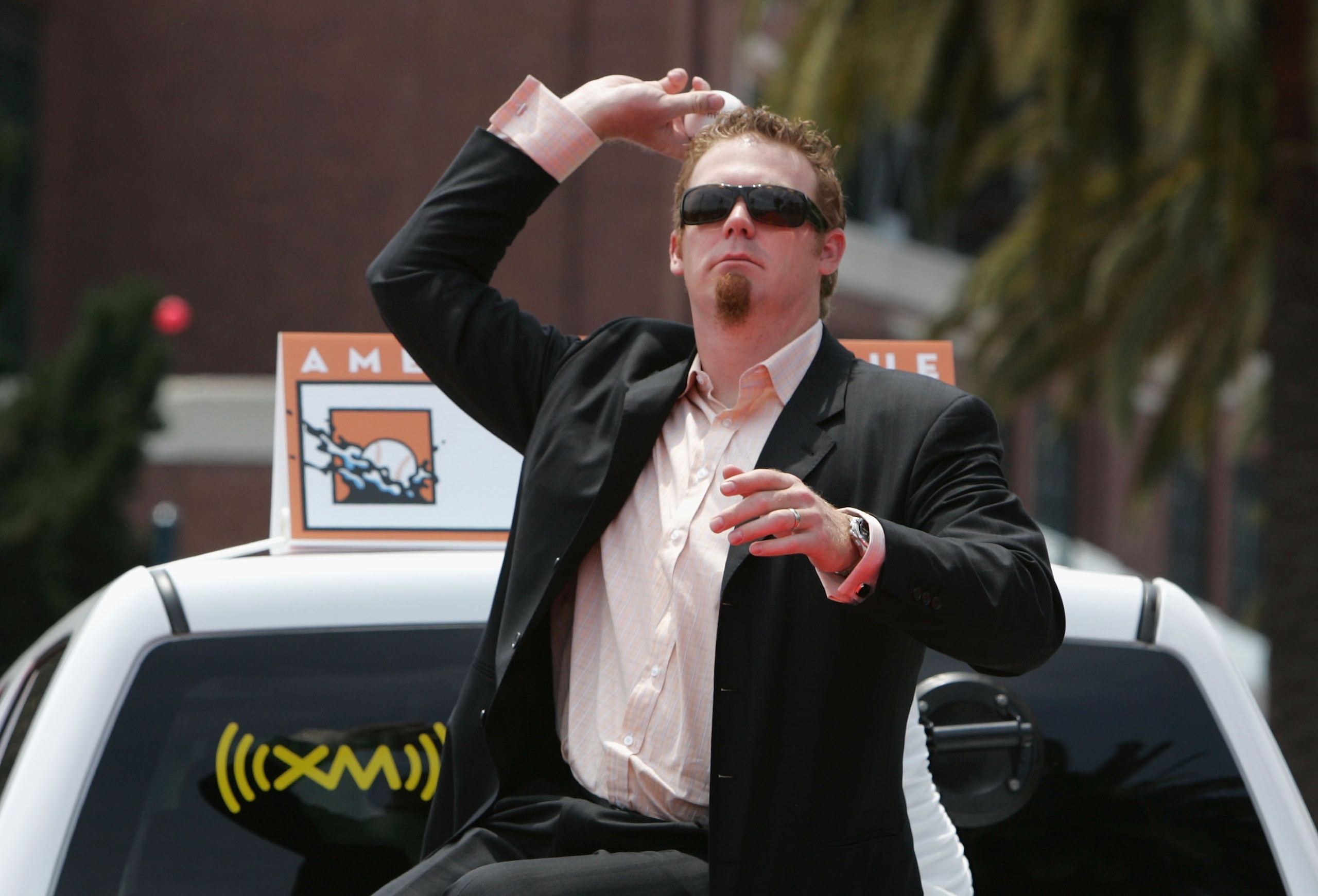 SAN FRANCISCO - JULY 10:  American League All-Star J.J. Putz of the Seattle Mariners arrives to the 78th Major League Baseball All-Star Game at AT&T Park on July 10, 2007 in San Francisco, California.  (Photo by Justin Sullivan/Getty Images)