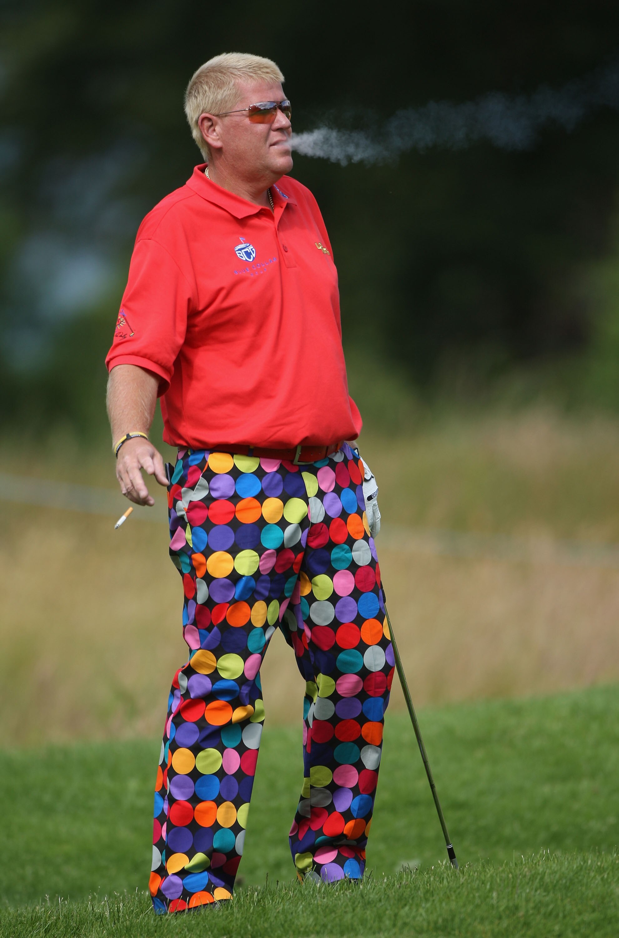 LUSS, UNITED KINGDOM - JULY 09:  John Daly of USA on the 12th hole during the First Round of The Barclays Scottish Open at Loch Lomond Golf Club on July 09, 2009 in Luss, Scotland. (Photo by Andrew Redington/Getty Images)