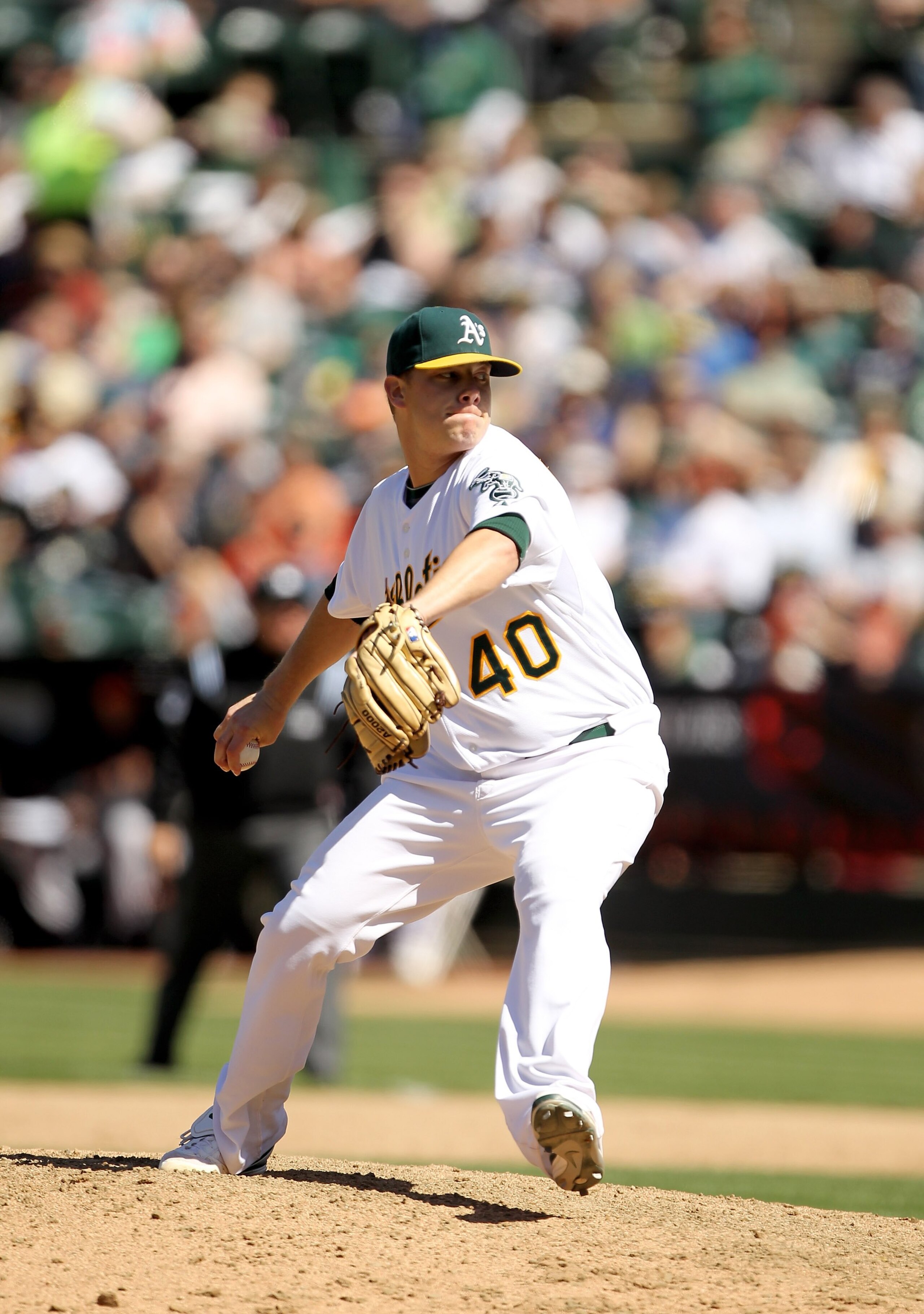 OAKLAND, CA - MAY 23: Andrew Bailey #40 of the Oakland Athletics pitches against the San Francisco Giants at the Oakland-Alameda County Coliseum on May 23, 2010 in Oakland, California. (Photo by Ezra Shaw/Getty Images) OAKLAND, CA - MAY 23: Andrew Bailey #40 of the Oakland Athletics pitches against the San Francisco Giants at the Oakland-Alameda County Coliseum on May 23, 2010 in Oakland, California. (Photo by Ezra Shaw/Getty Images)
