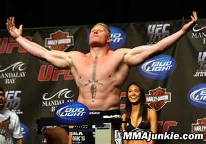 Brock Lesnar Putting the UFC On His Shoulders in 2011