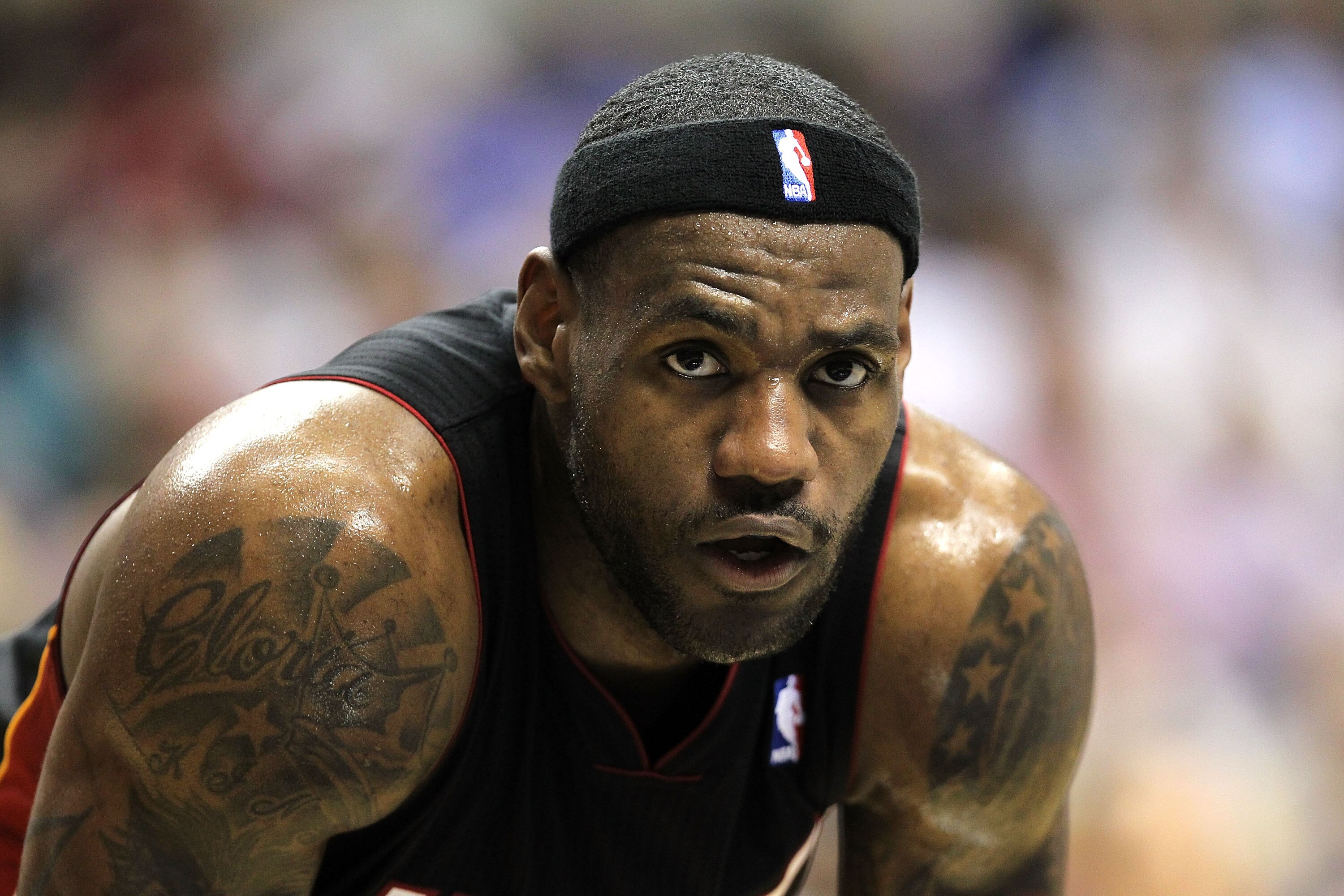 INDIANAPOLIS - FEBRUARY 15:  LeBron James #6 of the Miami Heat is pictured during the NBA game against the Indiana Pacers at Conseco Fieldhouse on February 15, 2011 in Indianapolis, Indiana.   The Heat won 110-103.   NOTE TO USER: User expressly acknowled