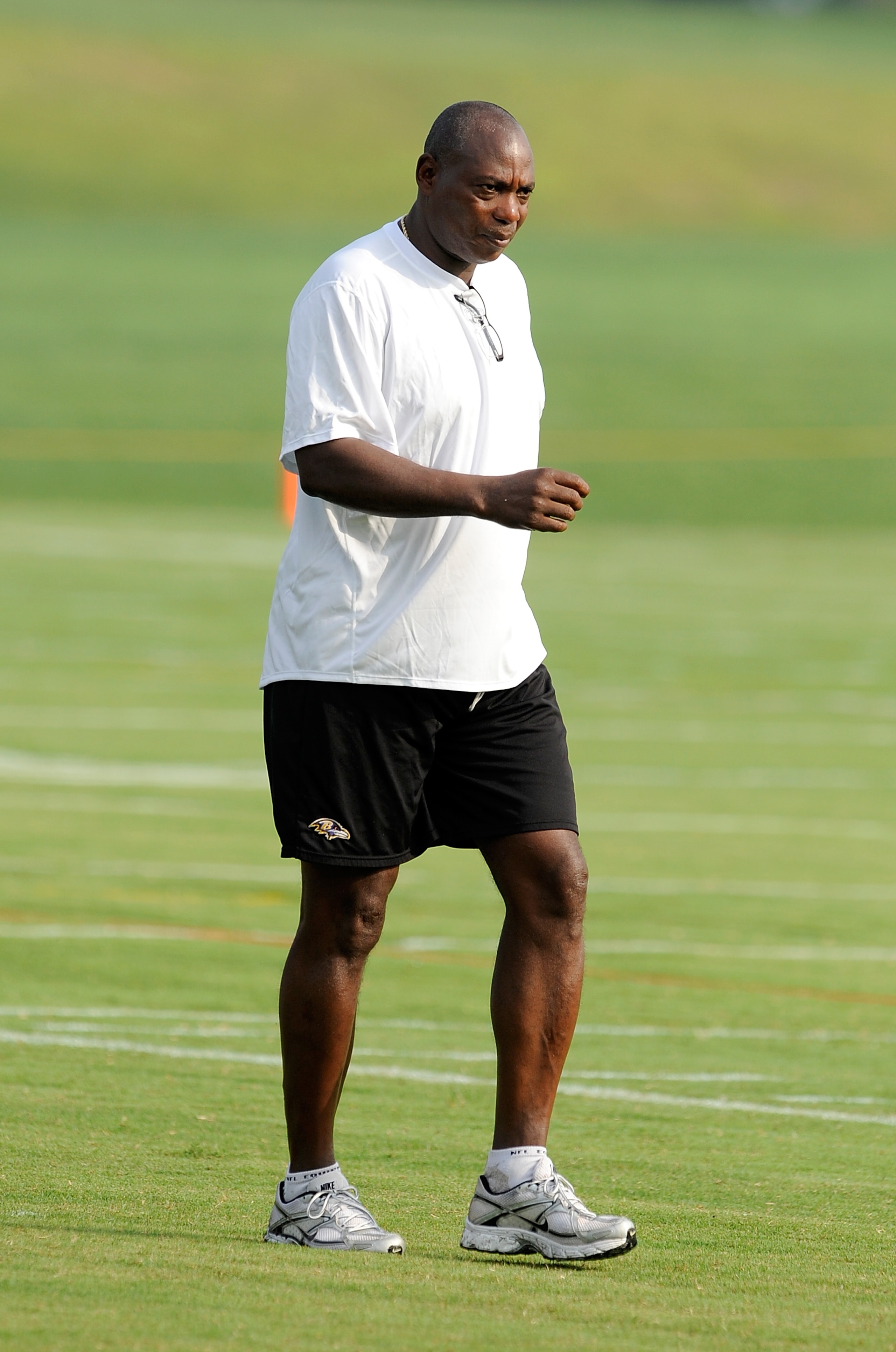 WESTMINSTER, MD - JULY 28: General Manager Ozzie Newsome of the Baltimore Ravens watches training camp at McDaniel College on July 28, 2009 in Westminster, Maryland. (Photo by Greg Fiume/Getty Images) WESTMINSTER, MD - JULY 28: General Manager Ozzie Newsome of the Baltimore Ravens watches training camp at McDaniel College on July 28, 2009 in Westminster, Maryland. (Photo by Greg Fiume/Getty Images)