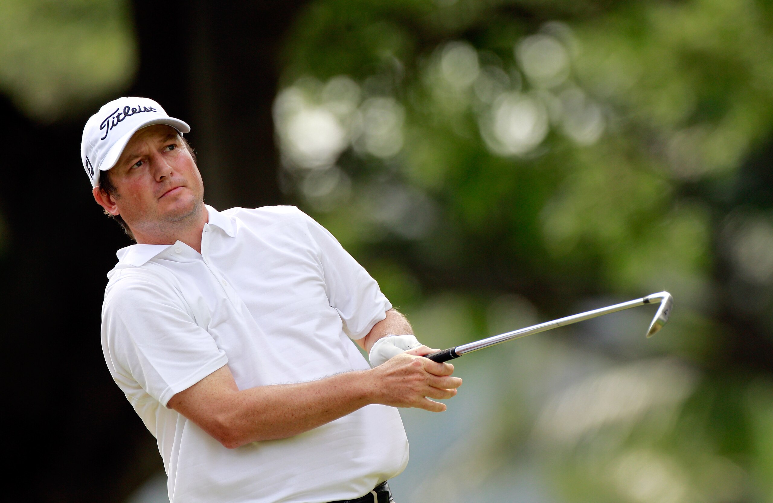 HONOLULU, HI - JANUARY 16:  Tim Clark of South Africa plays a shot during the final round of the Sony Open at Waialae Country Club on January 16, 2011 in Honolulu, Hawaii.  (Photo by Sam Greenwood/Getty Images)