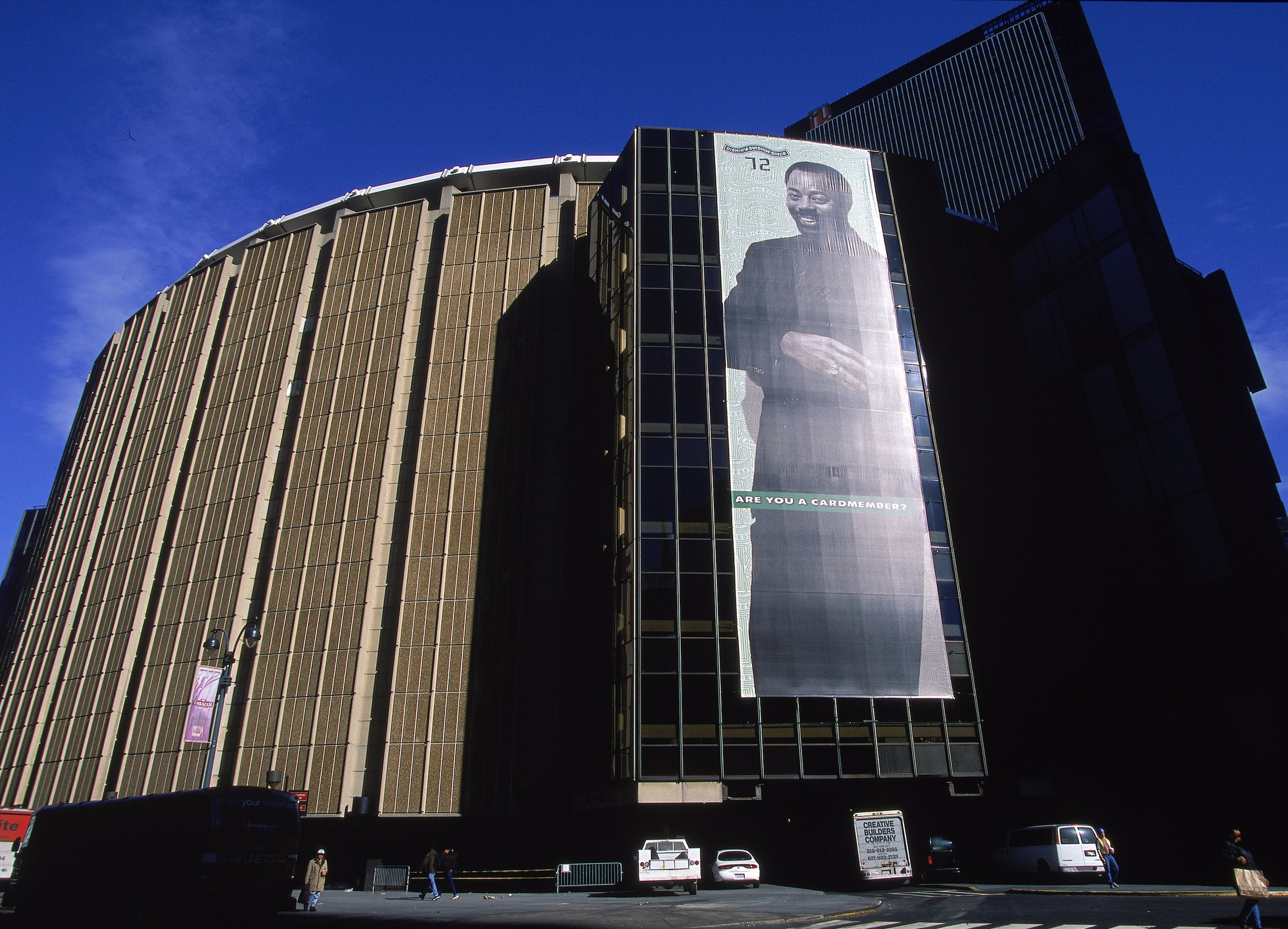 10 Mar 2000: An exterior view of the Madison Square Garden in New York. Mandatory Credit: Jamie Squire  /Allsport