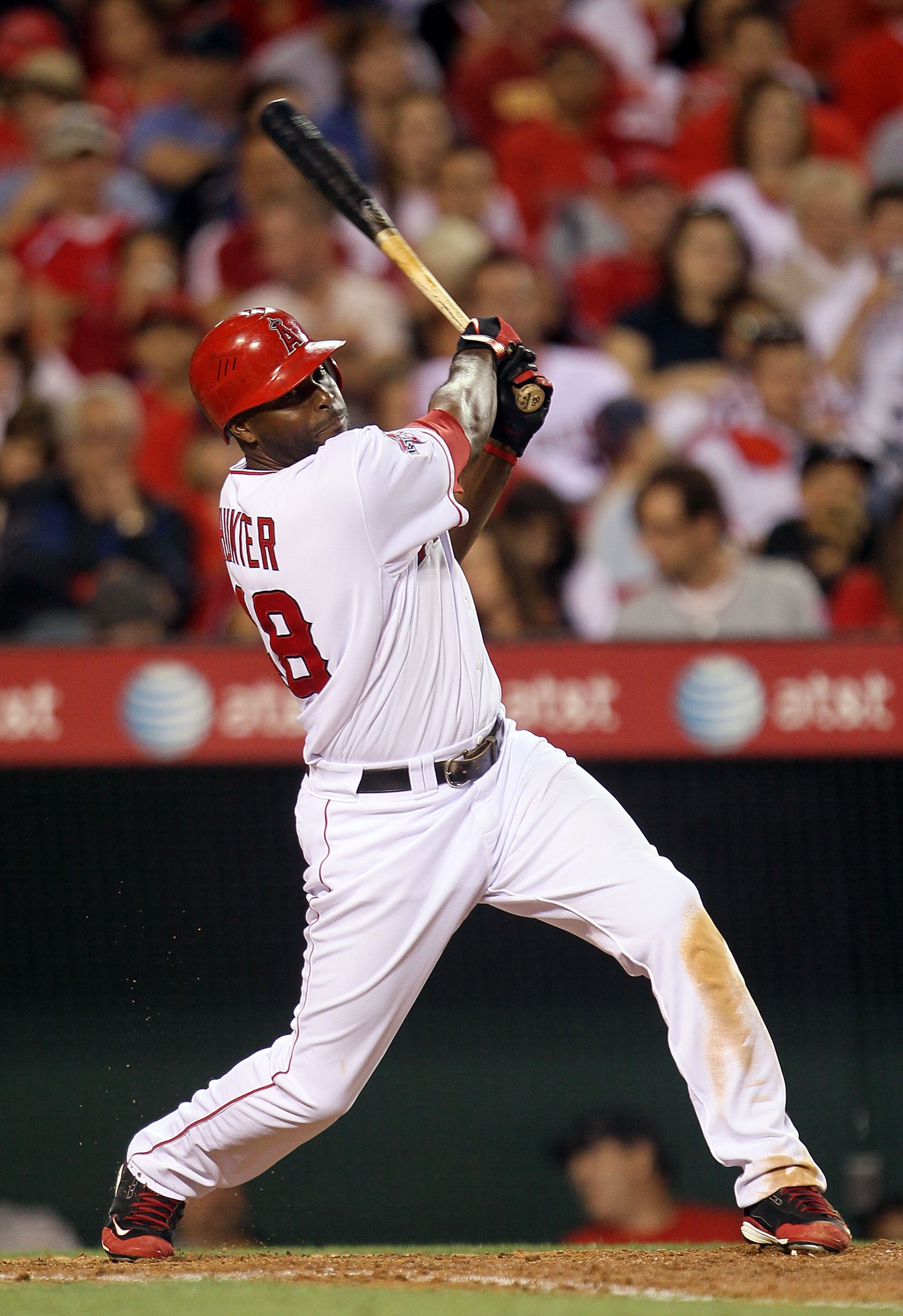 ANAHEIM, CA - JULY 01:  Torii Hunter #48 of the Los Angeles Angels of Anaheim plays against the Tampa Bay Rays in the game at Angel Stadium on July 1, 2010 in Anaheim, California.  (Photo by Jeff Gross/Getty Images)