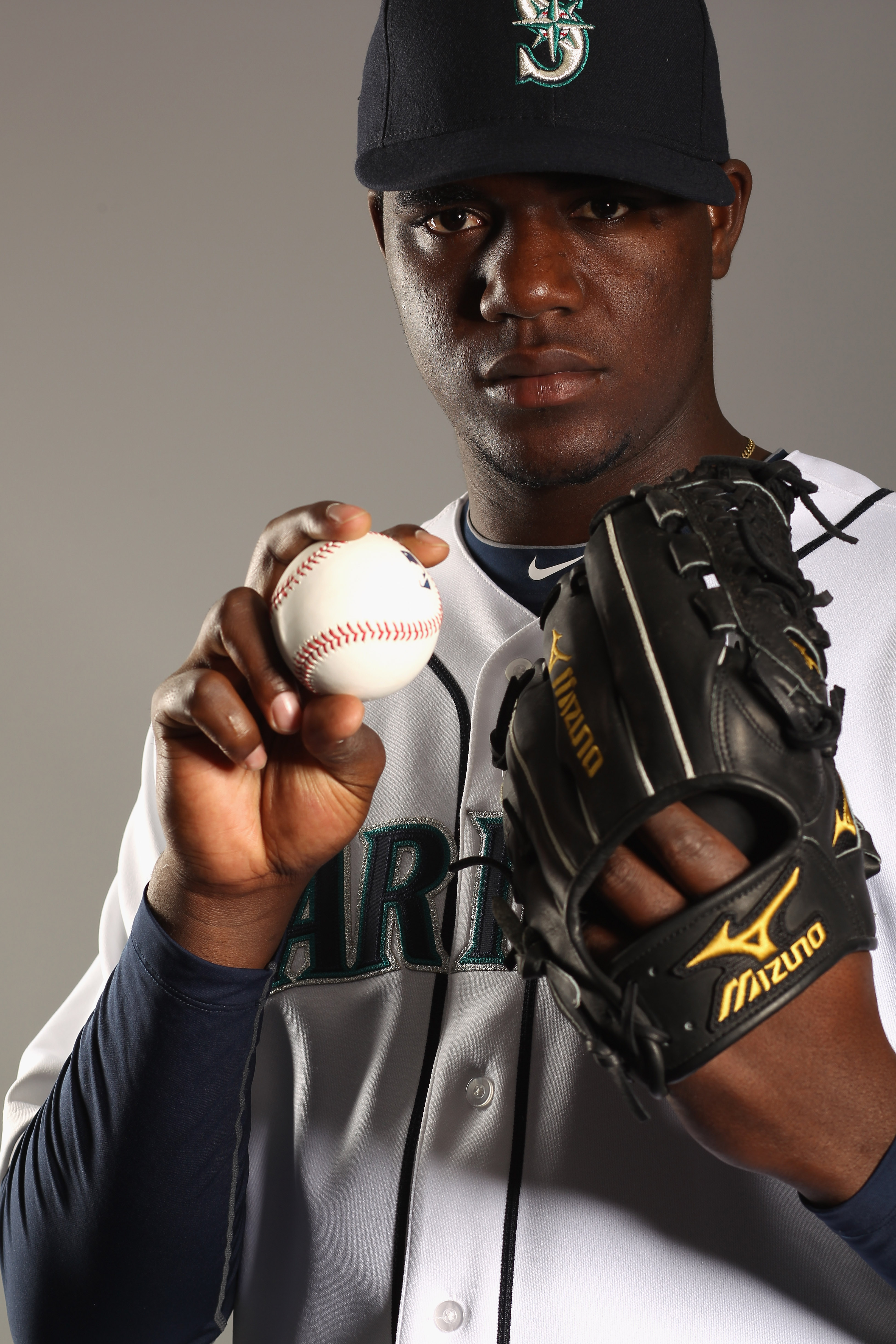 PEORIA, AZ - FEBRUARY 20:  Michael Pineda #36 of the Seattle Mariners poses for a portrait at the Peoria Sports Complex on February 20, 2011 in Peoria, Arizona.  (Photo by Ezra Shaw/Getty Images)