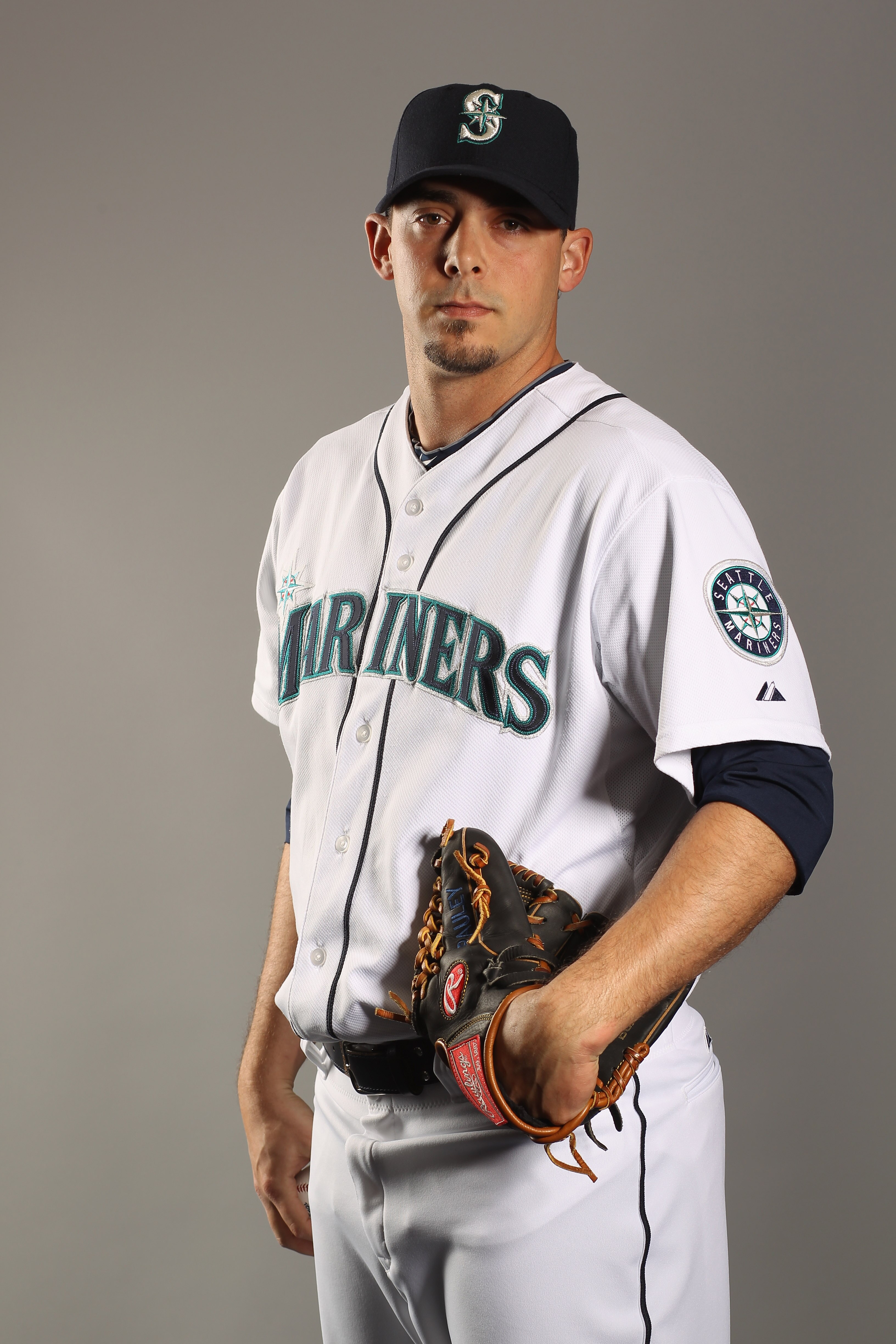 PEORIA, AZ - FEBRUARY 20:  David Pauley #39 of the Seattle Mariners poses for a portrait at the Peoria Sports Complex on February 20, 2011 in Peoria, Arizona.  (Photo by Ezra Shaw/Getty Images)