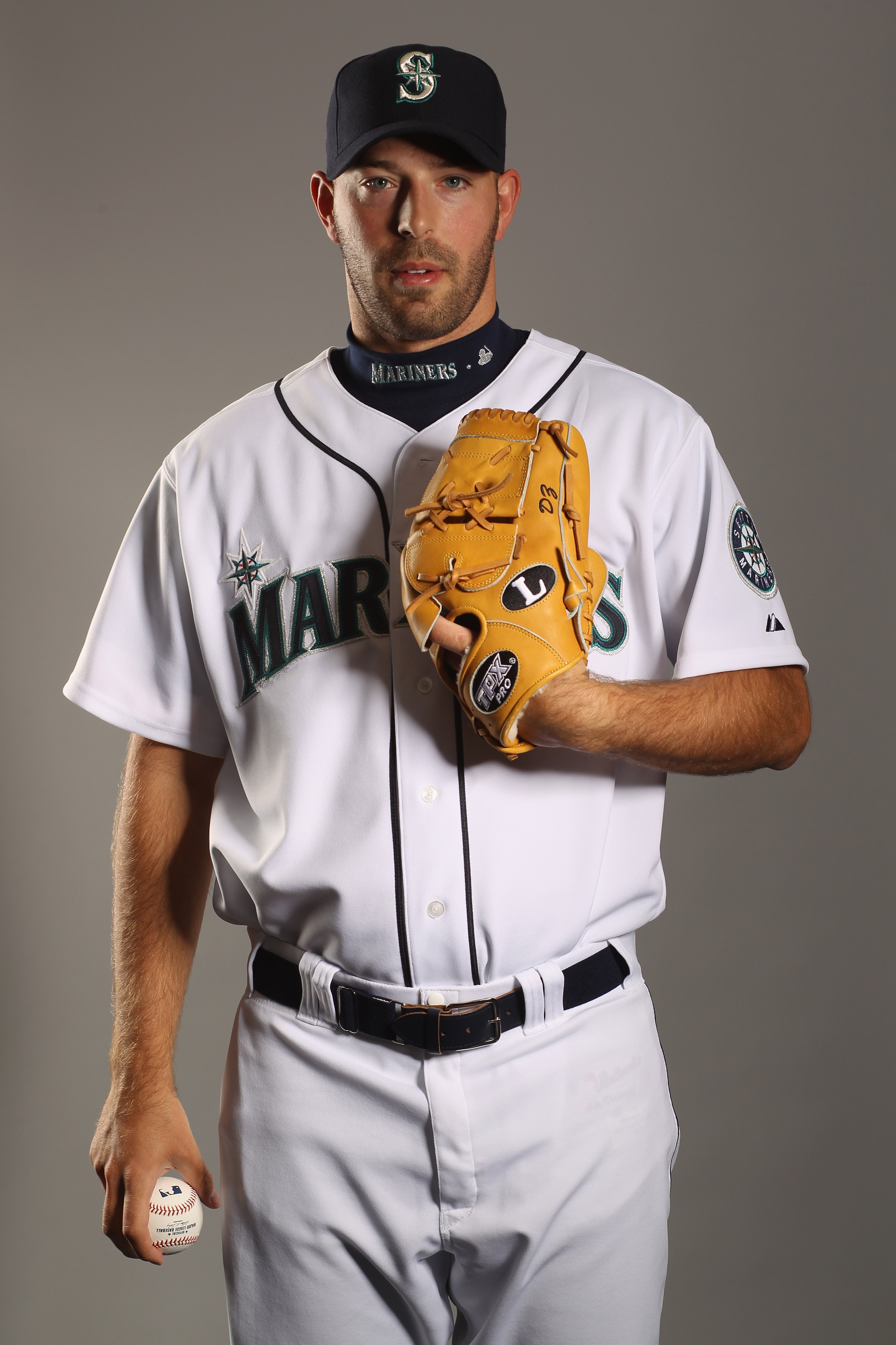 PEORIA, AZ - FEBRUARY 20:  David Aardsma #53 of the Seattle Mariners poses for a portrait at the Peoria Sports Complex on February 20, 2011 in Peoria, Arizona.  (Photo by Ezra Shaw/Getty Images)