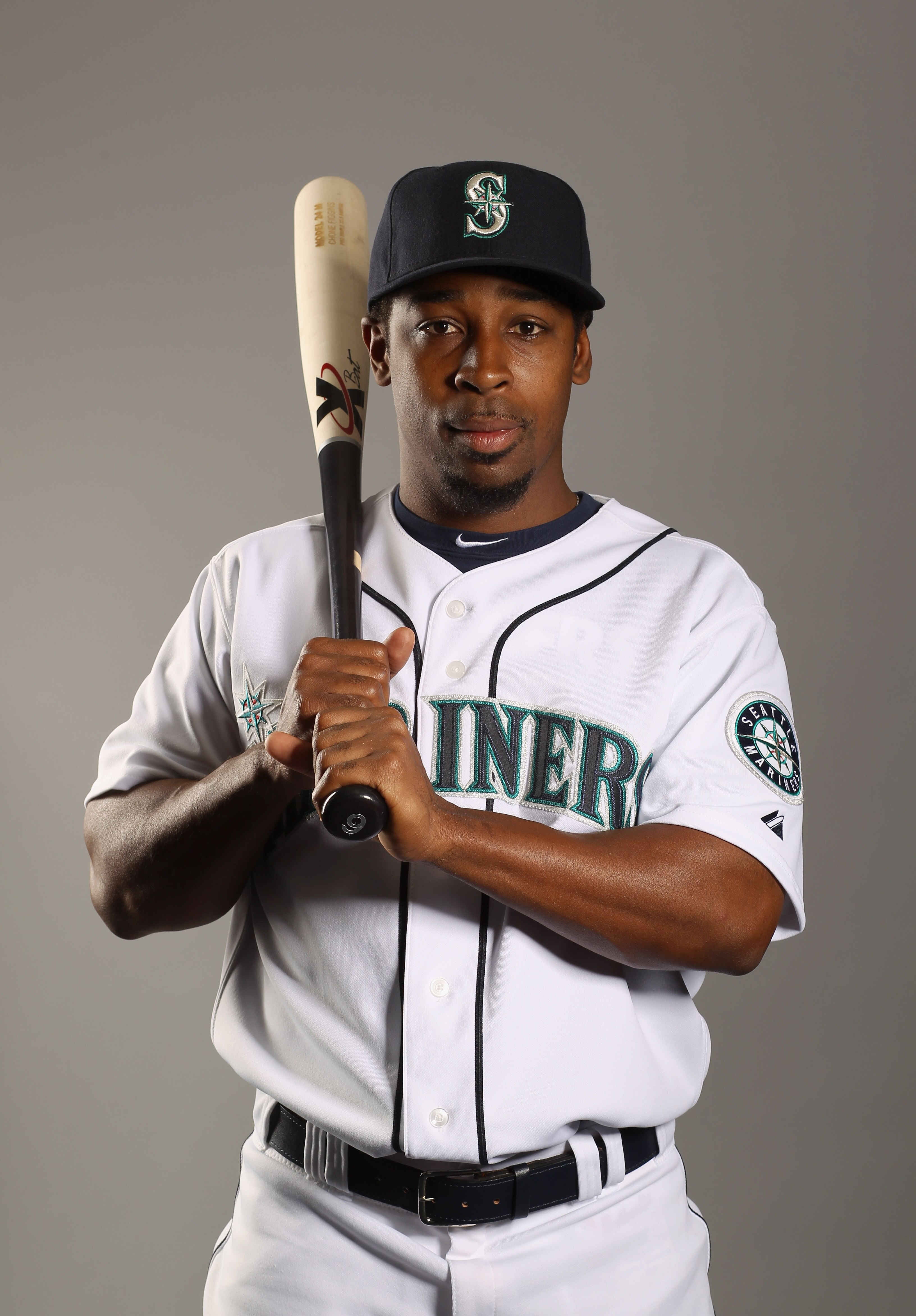 PEORIA, AZ - FEBRUARY 20:  Chone Figgins #9 of the Seattle Mariners poses for a portrait at the Peoria Sports Complex on February 20, 2011 in Peoria, Arizona.  (Photo by Ezra Shaw/Getty Images)