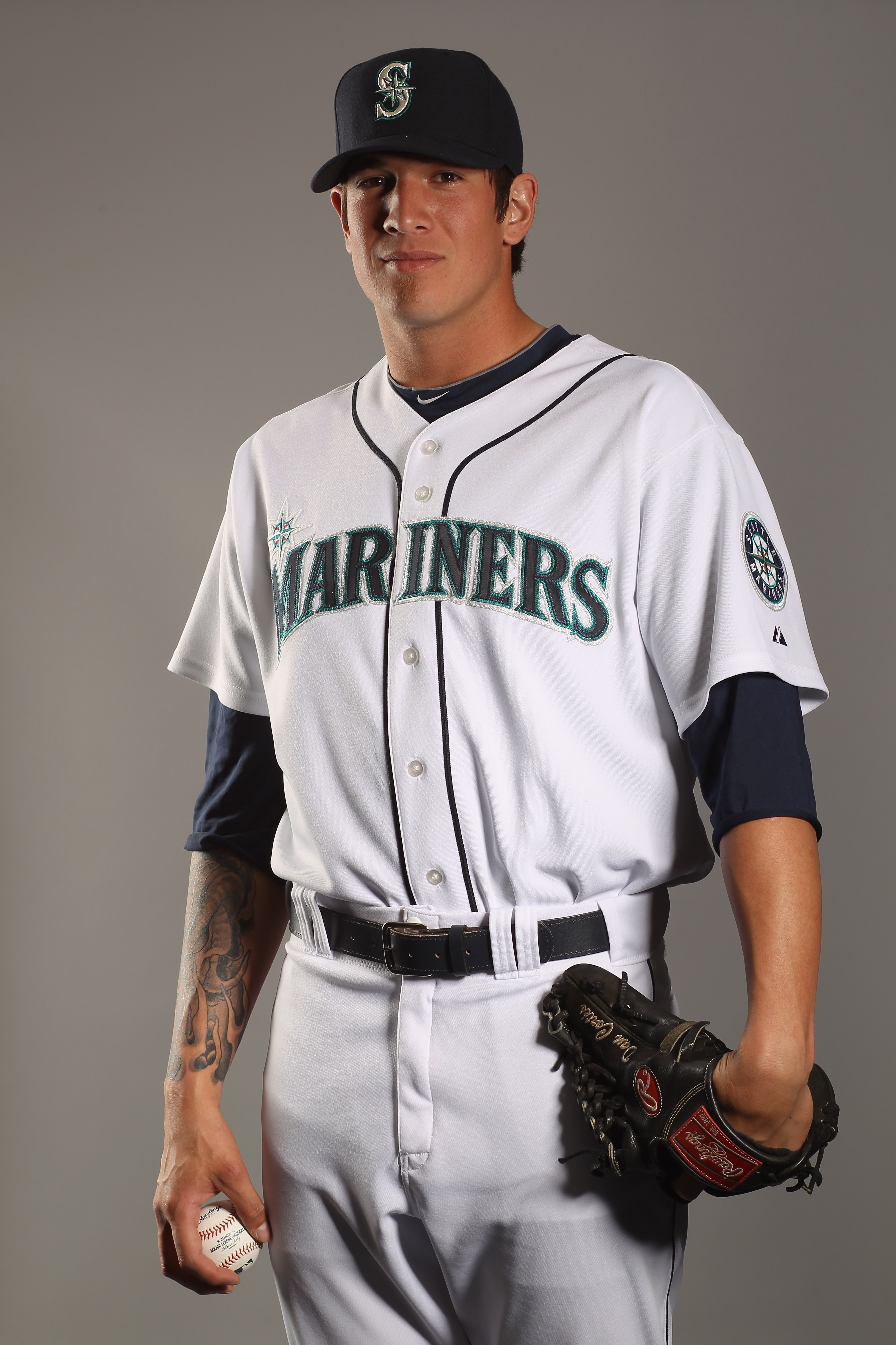 PEORIA, AZ - FEBRUARY 20:  Dan Cortes #57 of the Seattle Mariners poses for a portrait at the Peoria Sports Complex on February 20, 2011 in Peoria, Arizona.  (Photo by Ezra Shaw/Getty Images)