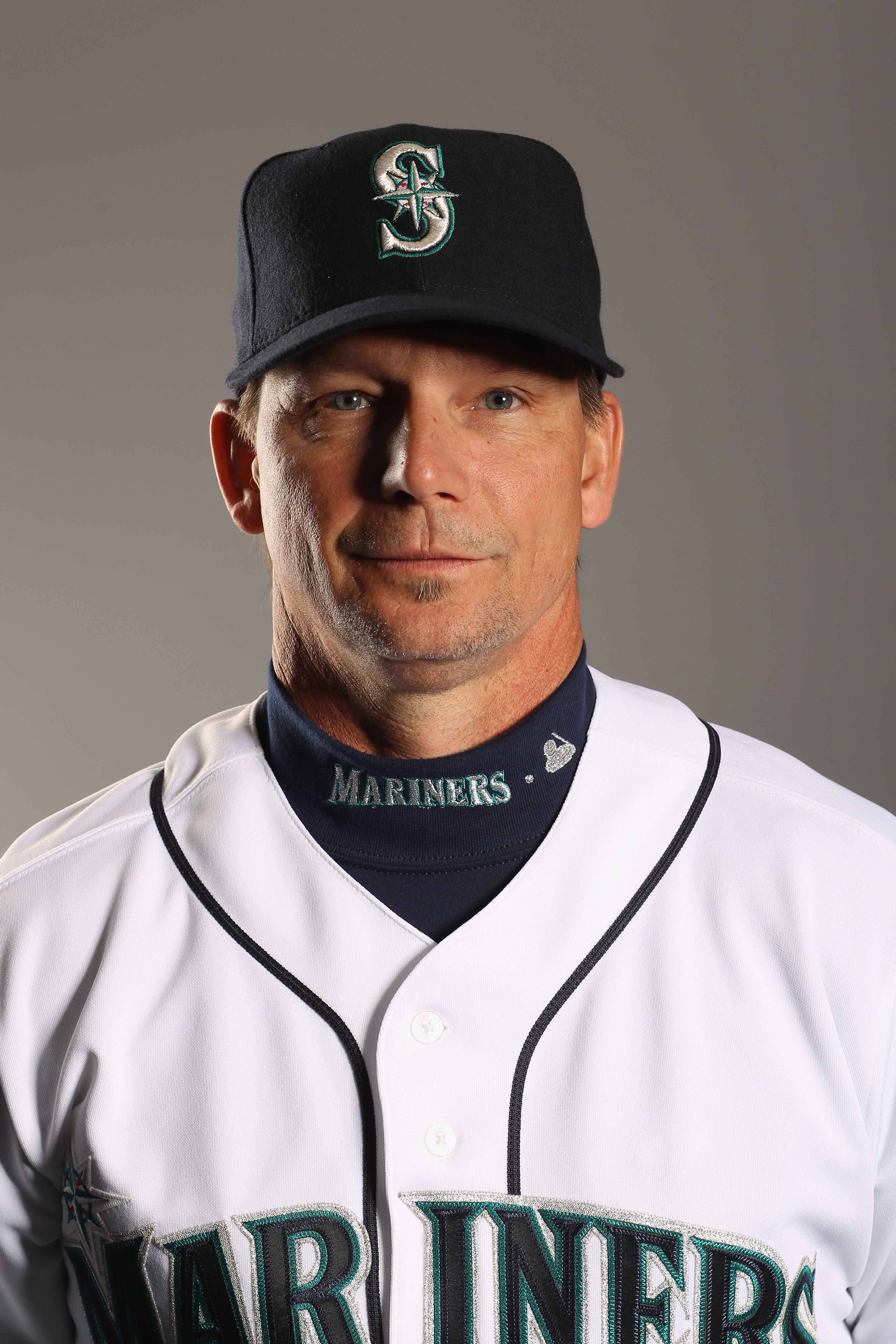 PEORIA, AZ - FEBRUARY 20:  First base coach Mike Brumley of the Seattle Mariners poses for a portrait at the Peoria Sports Complex on February 20, 2011 in Peoria, Arizona.  (Photo by Ezra Shaw/Getty Images)