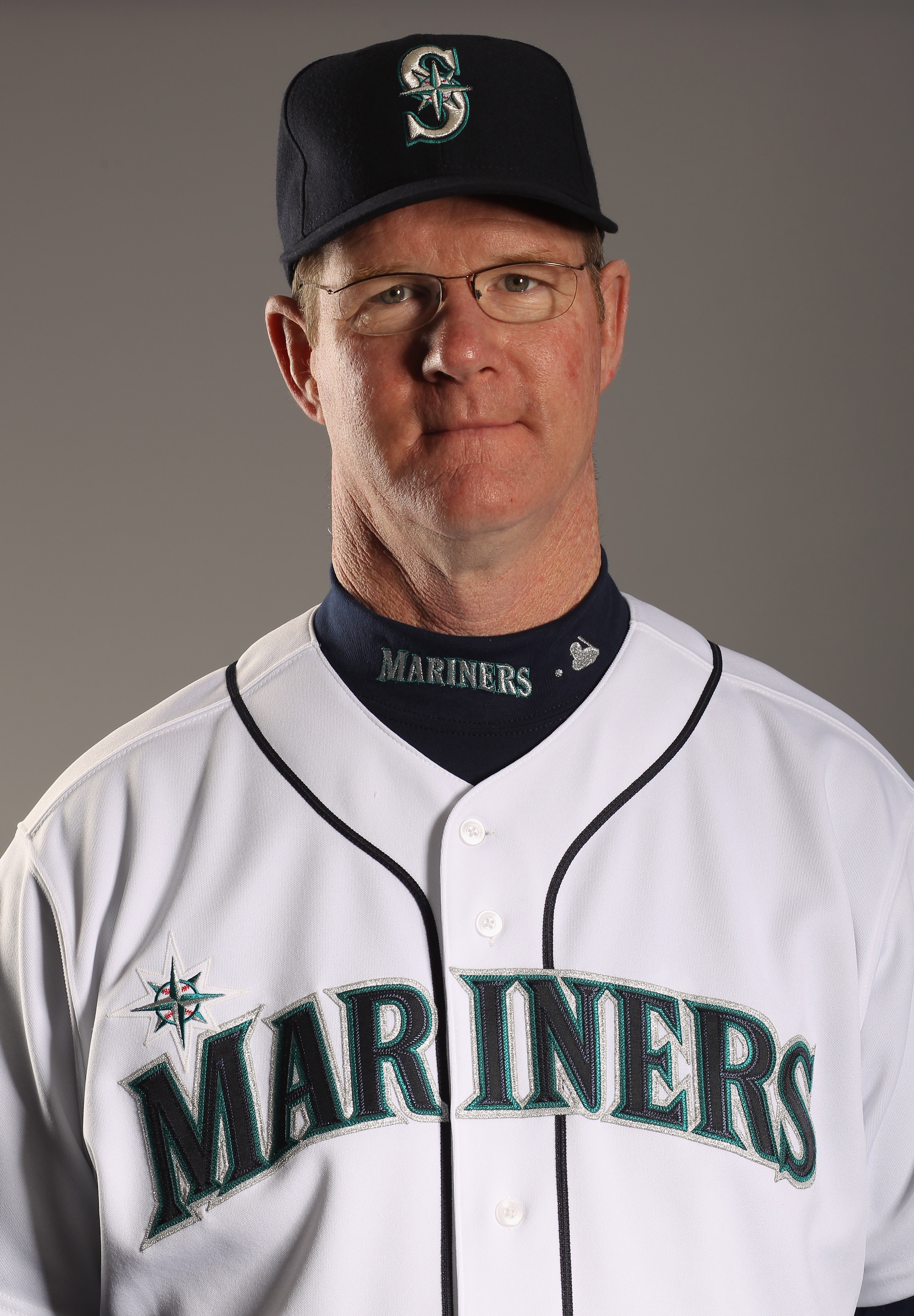 PEORIA, AZ - FEBRUARY 20:  Third base coach Jeff Datz of the Seattle Mariners poses for a portrait at the Peoria Sports Complex on February 20, 2011 in Peoria, Arizona.  (Photo by Ezra Shaw/Getty Images)