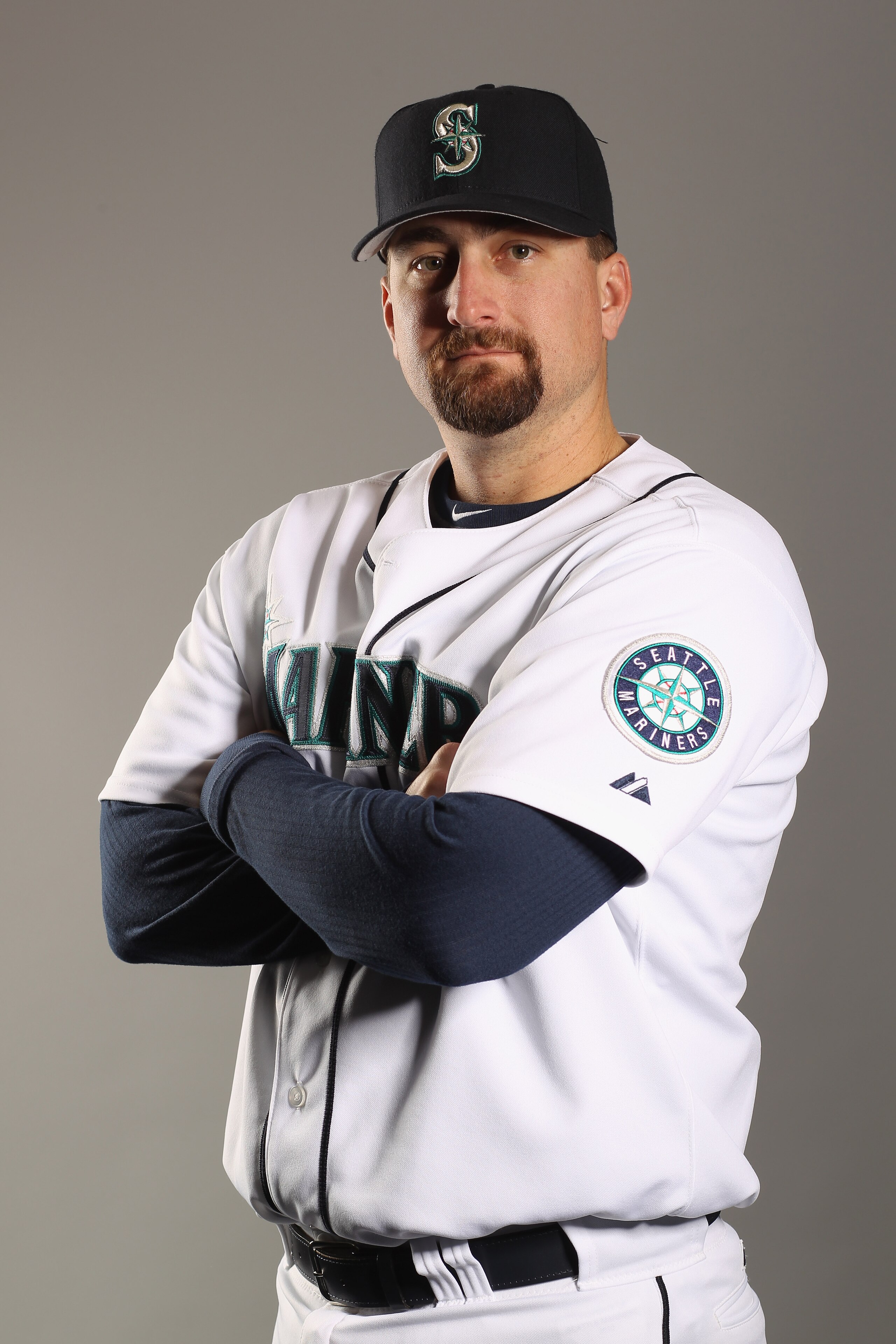 PEORIA, AZ - FEBRUARY 20: Coach Jason Phillips of the Seattle Mariners poses for a portrait at the Peoria Sports Complex on February 20, 2011 in Peoria, Arizona. (Photo by Ezra Shaw/Getty Images) PEORIA, AZ - FEBRUARY 20: Coach Jason Phillips of the Seattle Mariners poses for a portrait at the Peoria Sports Complex on February 20, 2011 in Peoria, Arizona. (Photo by Ezra Shaw/Getty Images)