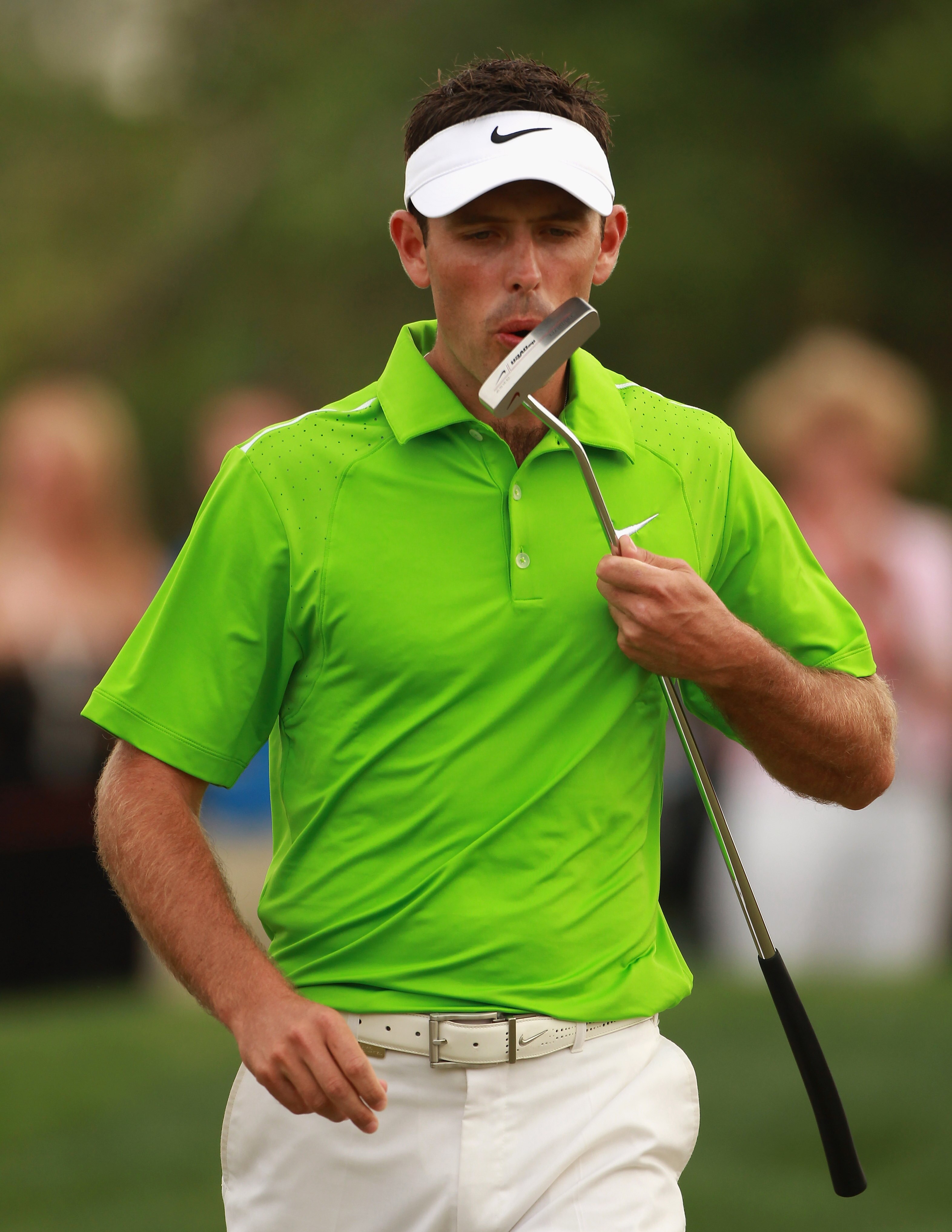 ABU DHABI, UNITED ARAB EMIRATES - JANUARY 22:  Charl Schwartzel of South Africa in action during the third round of The Abu Dhabi HSBC Golf Championship at Abu Dhabi Golf Club on January 22, 2011 in Abu Dhabi, United Arab Emirates.  (Photo by Andrew Redin