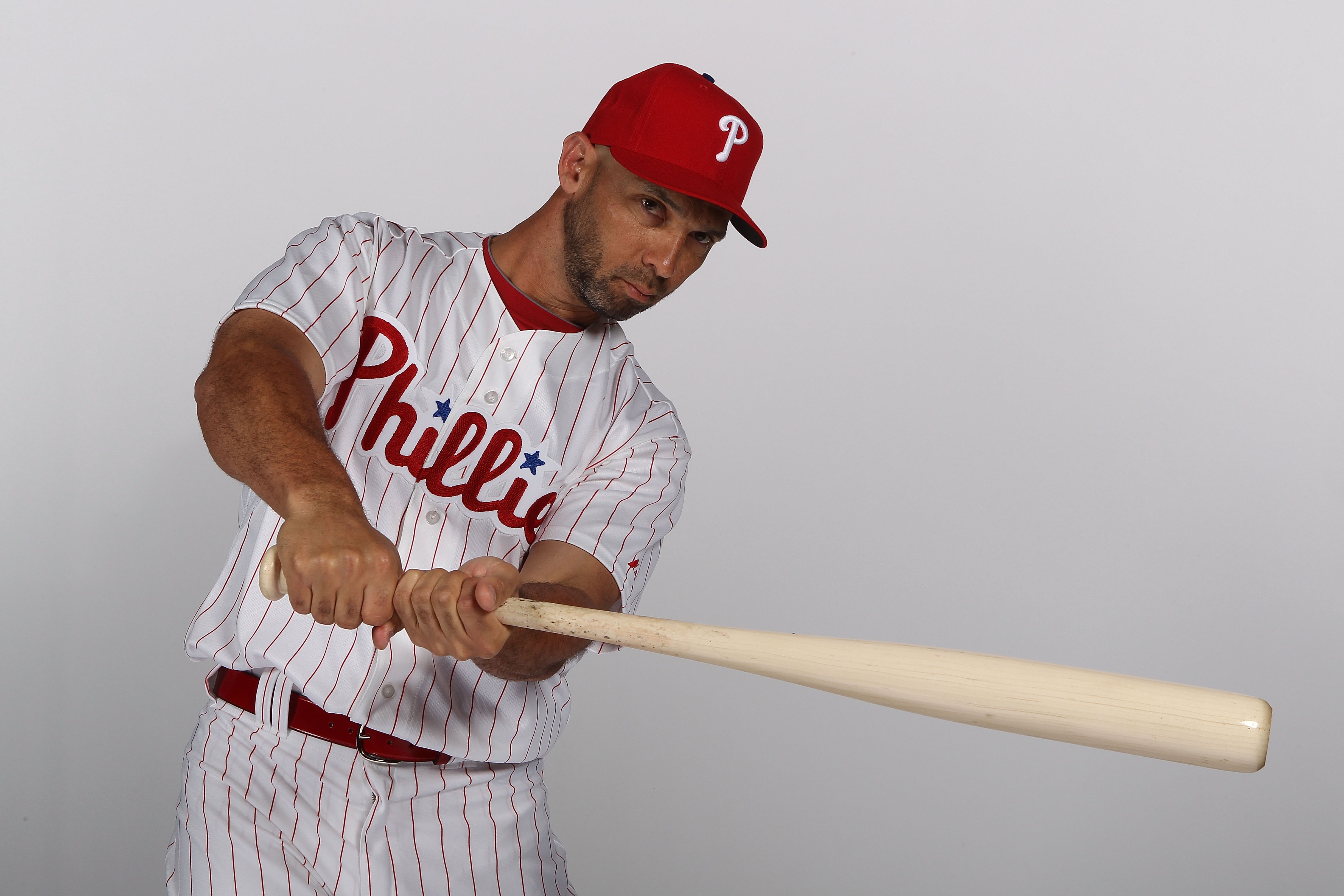 CLEARWATER, FL - FEBRUARY 22: Raul Ibanez #29 of the Philadelphia Phillies poses for a photo during Spring Training Media Photo Day at Bright House Networks Field on February 22, 2011 in Clearwater, Florida.  (Photo by Nick Laham/Getty Images)