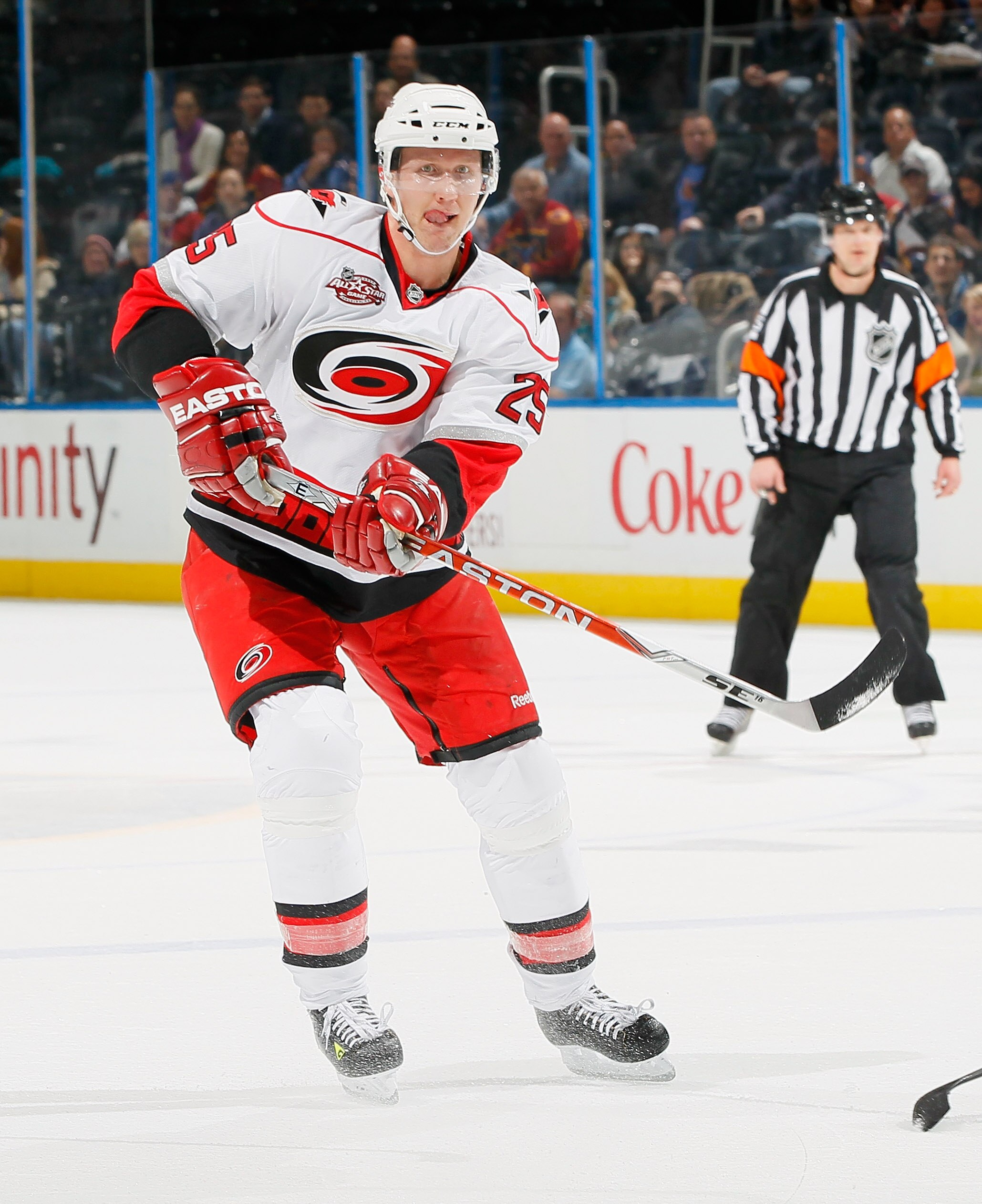 ATLANTA, GA - DECEMBER 16:  Joni Pitkanen #25 of the Carolina Hurricanes against the Atlanta Thrashers at Philips Arena on December 16, 2010 in Atlanta, Georgia.  (Photo by Kevin C. Cox/Getty Images)
