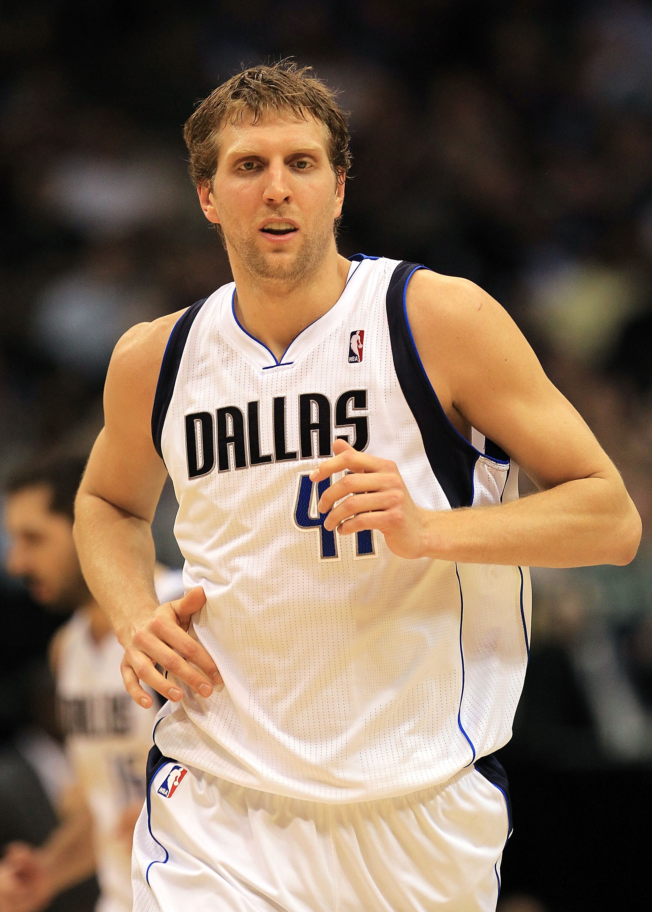 DALLAS, TX - FEBRUARY 23:  Forward Dirk Nowitzki #41 of the Dallas Mavericks at American Airlines Center on February 23, 2011 in Dallas, Texas.  NOTE TO USER: User expressly acknowledges and agrees that, by downloading and or using this photograph, User i