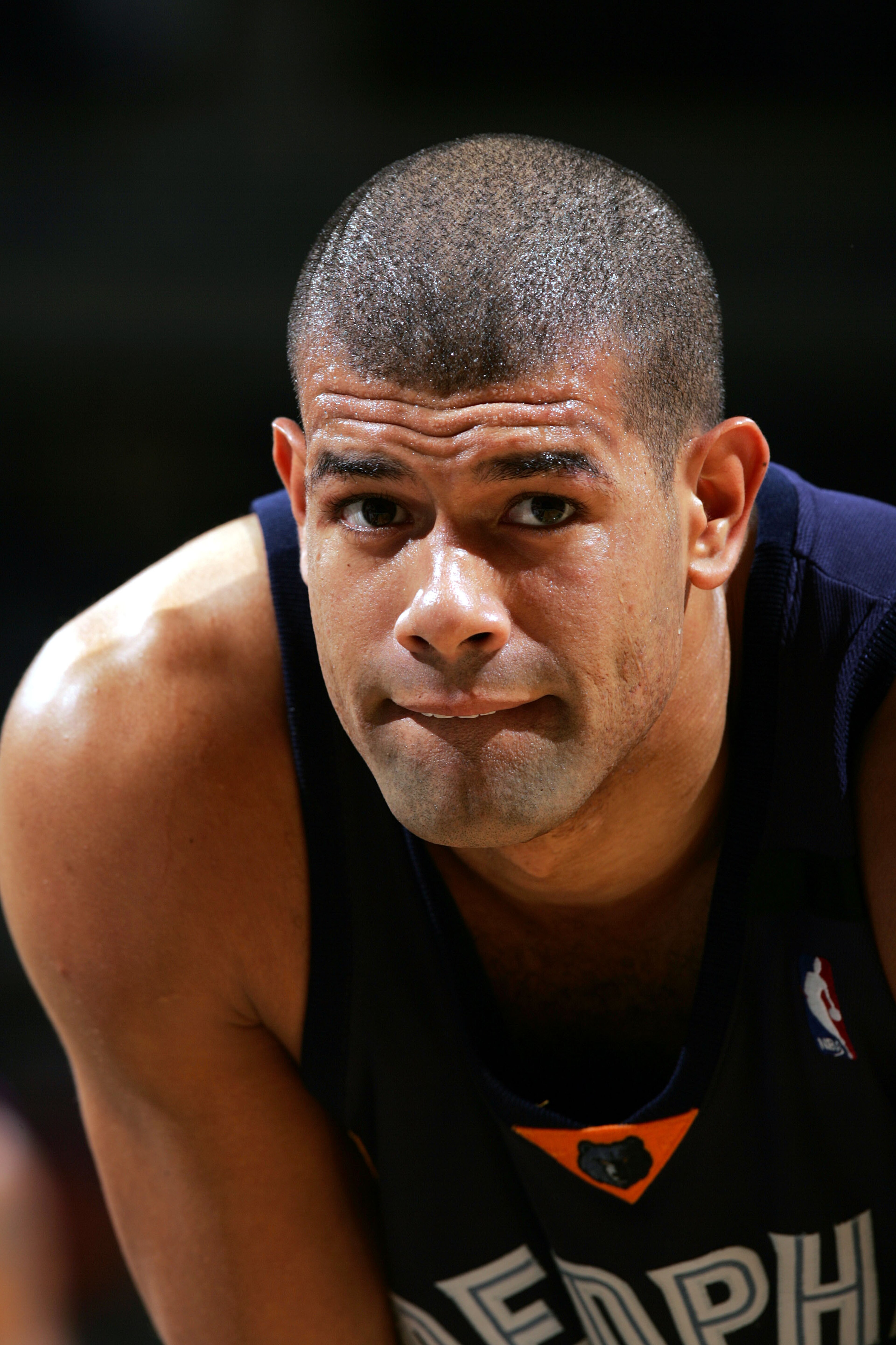 MILWAUKEE, WI - APRIL 1: Shane Battier #31 of the Memphis Grizzlies is on the court during the game against the Milwaukee Bucks on April 1, 2005 at Bradley Center in Milwaukee, Wisconsin. The Grizzlies defeated the Bucks 93-82. NOTE TO USER: User express MILWAUKEE, WI - APRIL 1: Shane Battier #31 of the Memphis Grizzlies is on the court during the game against the Milwaukee Bucks on April 1, 2005 at Bradley Center in Milwaukee, Wisconsin. The Grizzlies defeated the Bucks 93-82. NOTE TO USER: User express