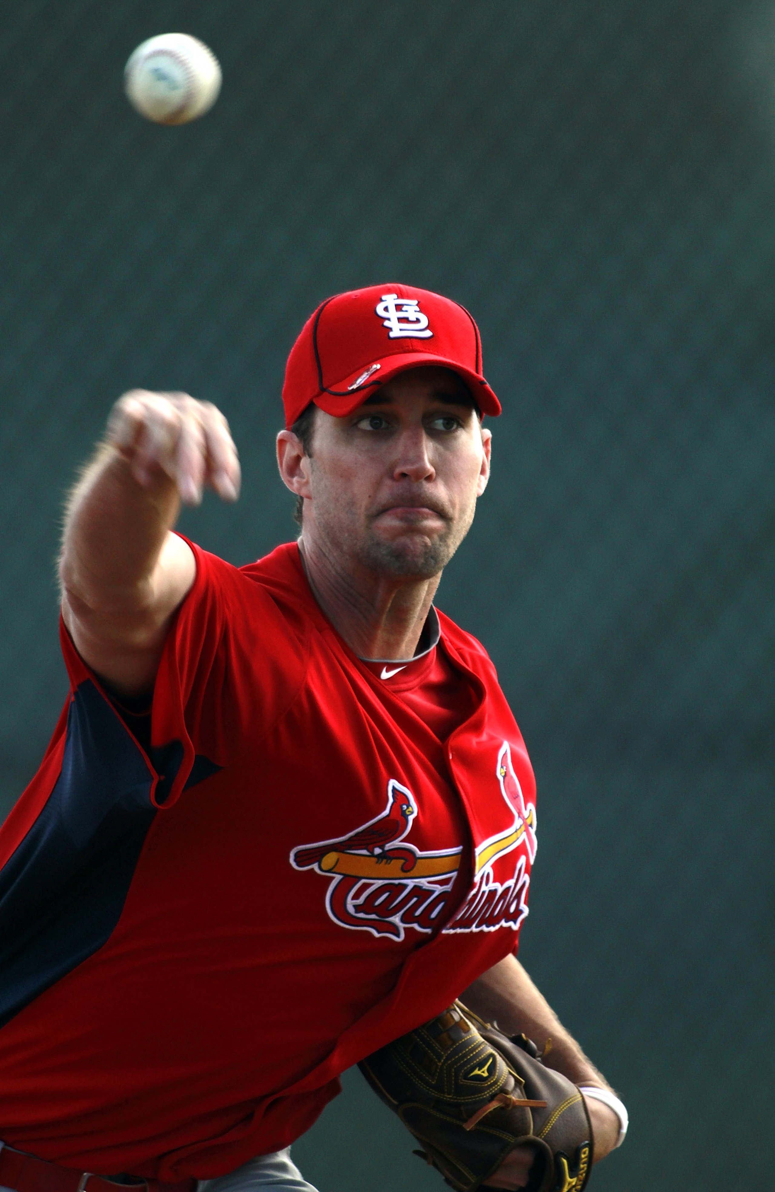 JUPITER, FL - FEBRUARY 16: Pitcher Adam Wainwright #50 of the St. Louis Cardinals throws during spring training at Roger Dean Stadium on February 16, 2011 in Jupiter, Florida. (Photo by Marc Serota/Getty Images) JUPITER, FL - FEBRUARY 16: Pitcher Adam Wainwright #50 of the St. Louis Cardinals throws during spring training at Roger Dean Stadium on February 16, 2011 in Jupiter, Florida. (Photo by Marc Serota/Getty Images)
