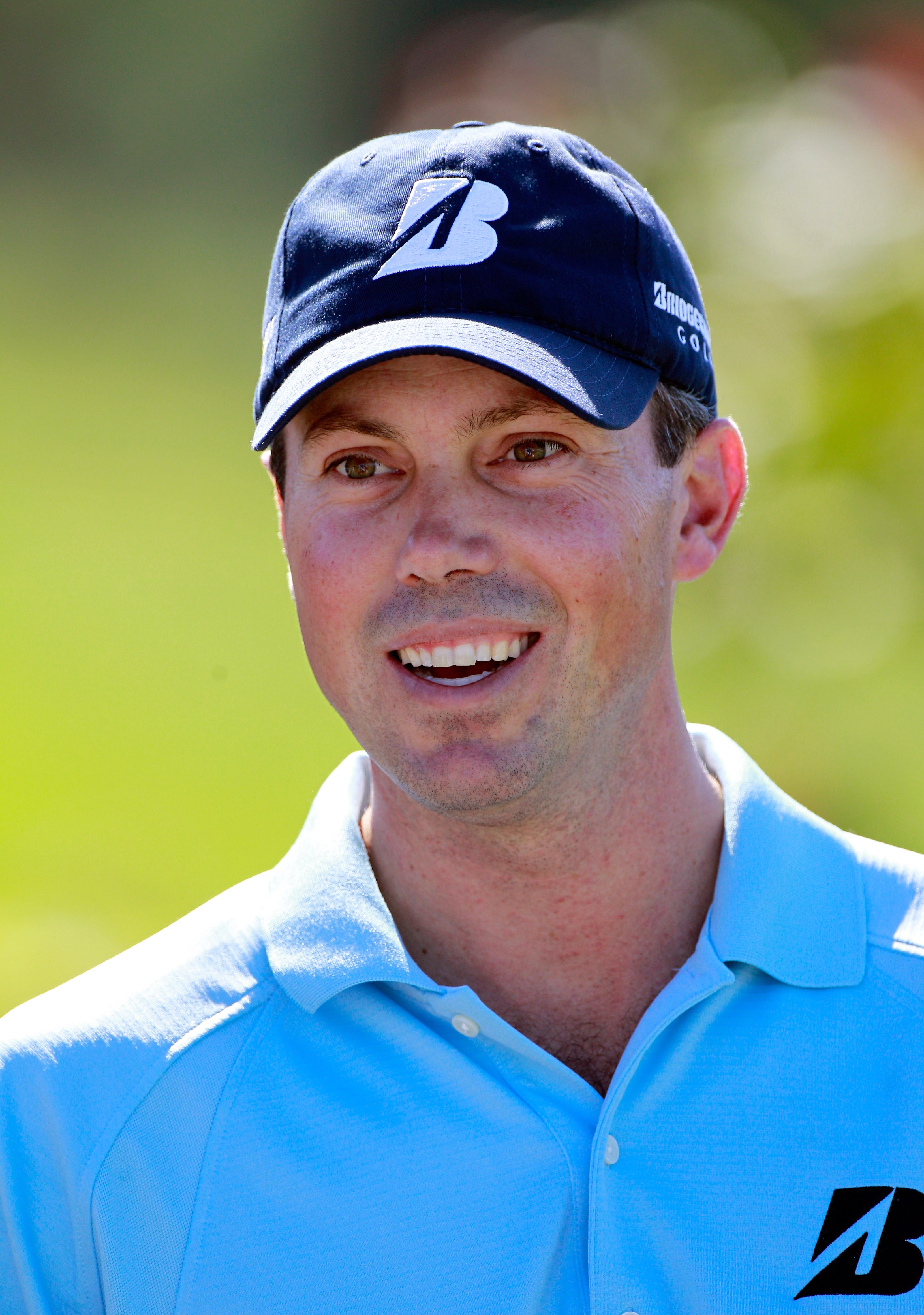 KAPALUA, HI - JANUARY 08:  Matt Kuchar smiles during the third round of the Hyundai Tournament of Champions at the Plantation course on January 8, 2011 in Kapalua, Hawaii.  (Photo by Sam Greenwood/Getty Images)