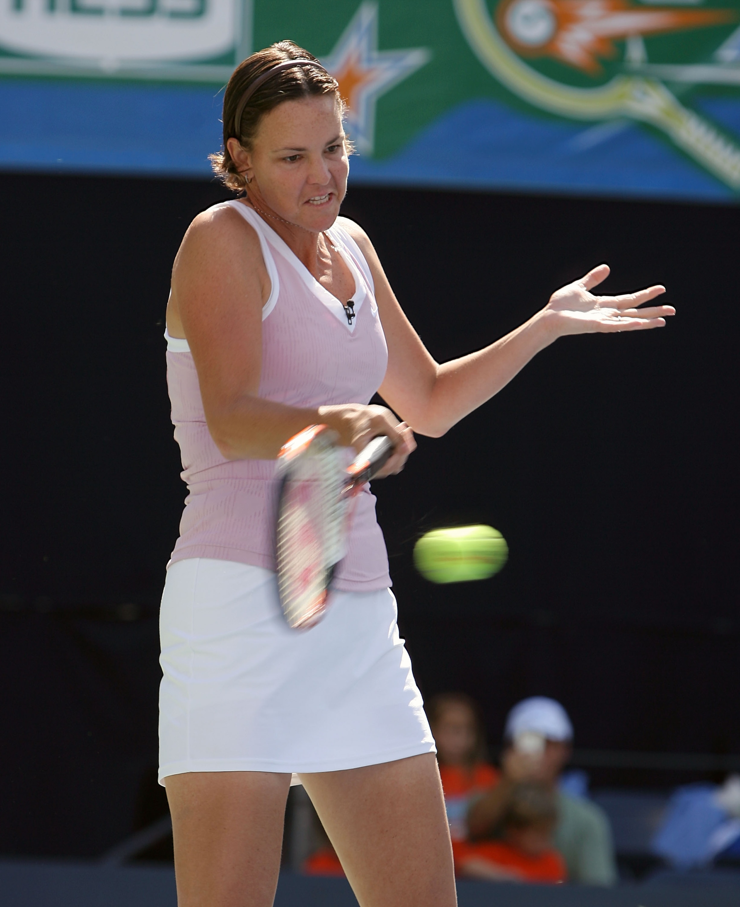 NEW YORK - AUGUST 23:  Tennis star Lindsay Davenport attends the 2008 Arthur Ashe Kids Day at the USTA Billie Jean King National Tennis Center on August 23, 2008 in the Flushing neighborhood of the Queens borough of New York City.  (Photo by Andrew H. Wal