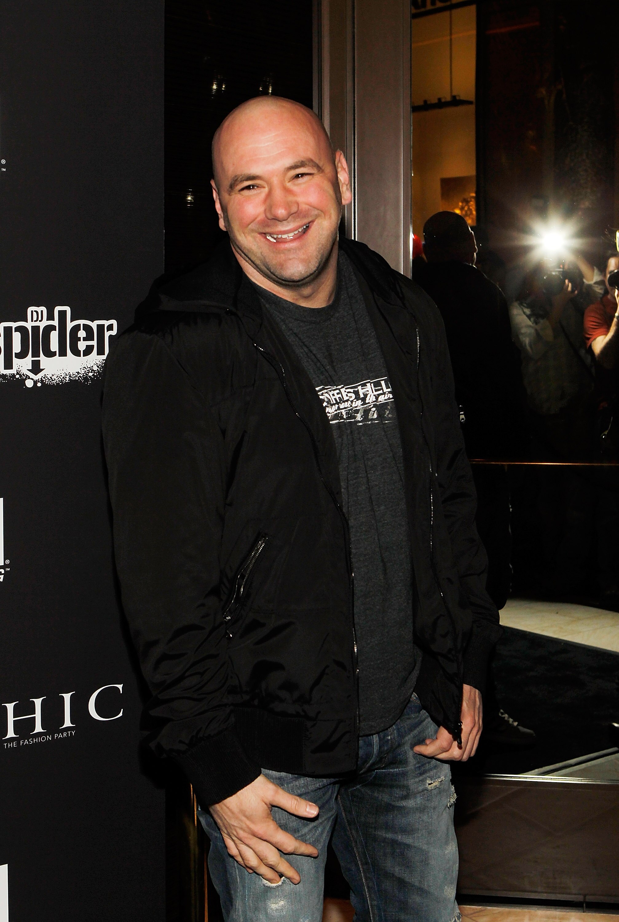 LAS VEGAS - FEBRUARY 15:  UFC President Dana White arrives at UFC, Famous Stars and Straps and New Era's 'The Magic Party' at XS the nightclub on February 15, 2011 in Las Vegas, Nevada.  (Photo by Isaac Brekken/Getty Images)