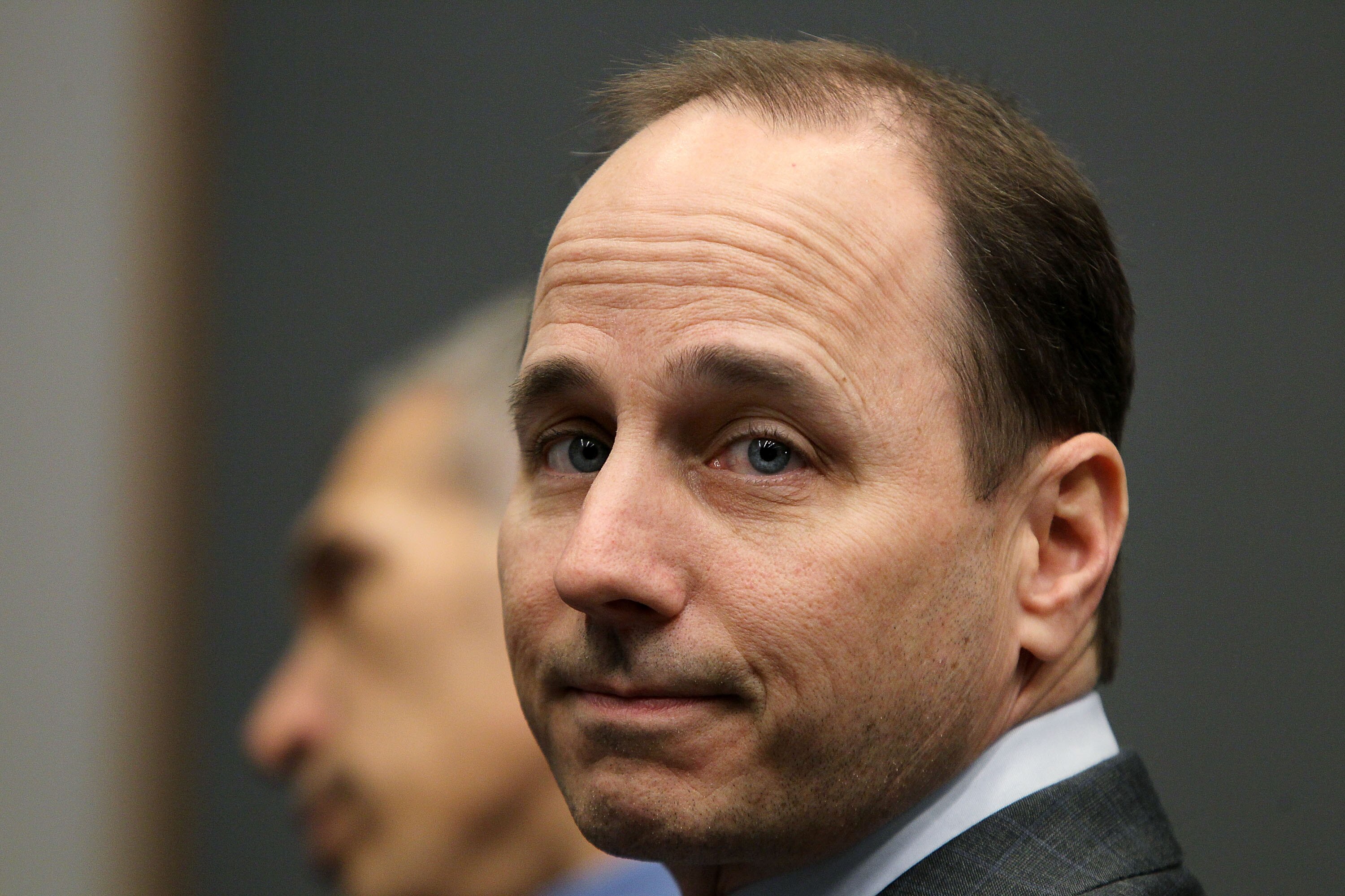 NEW YORK, NY - FEBRUARY 04:  General manager Brian Cashman of the New York Yankees attends the press conference to announce the retirement of Andy Pettitte (not pictured) on February 4, 2011 at Yankee Stadium in the Bronx borough of New York City.  (Photo